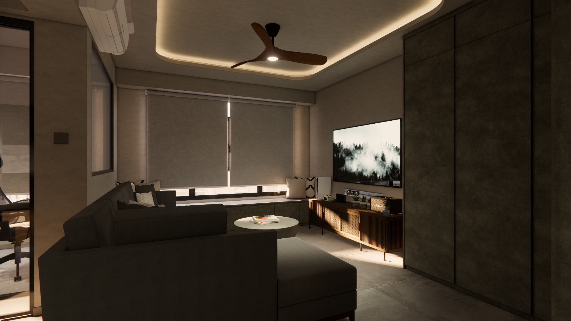 [OBSIDIAN HIDEOUT] Dark | Concrete | Bold