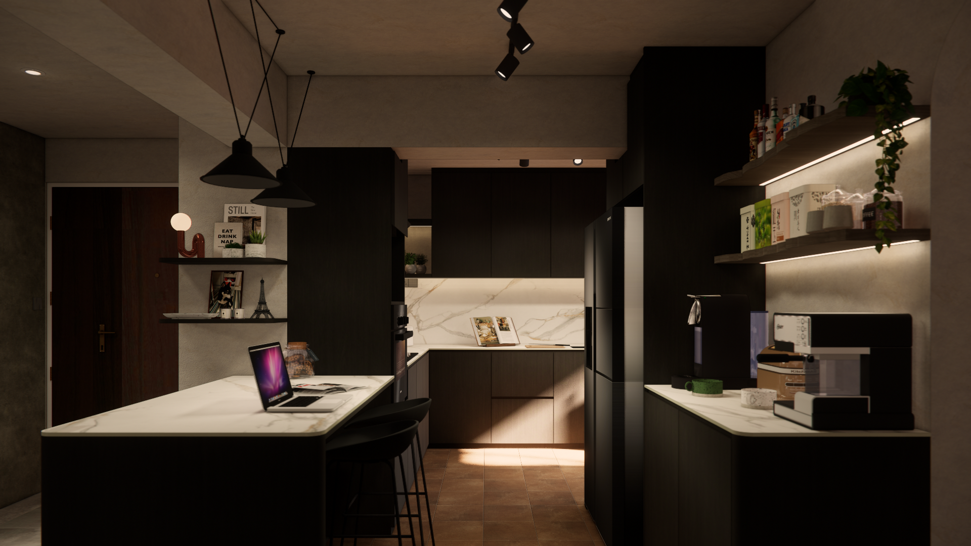 [OBSIDIAN HIDEOUT] Dark | Concrete | Bold