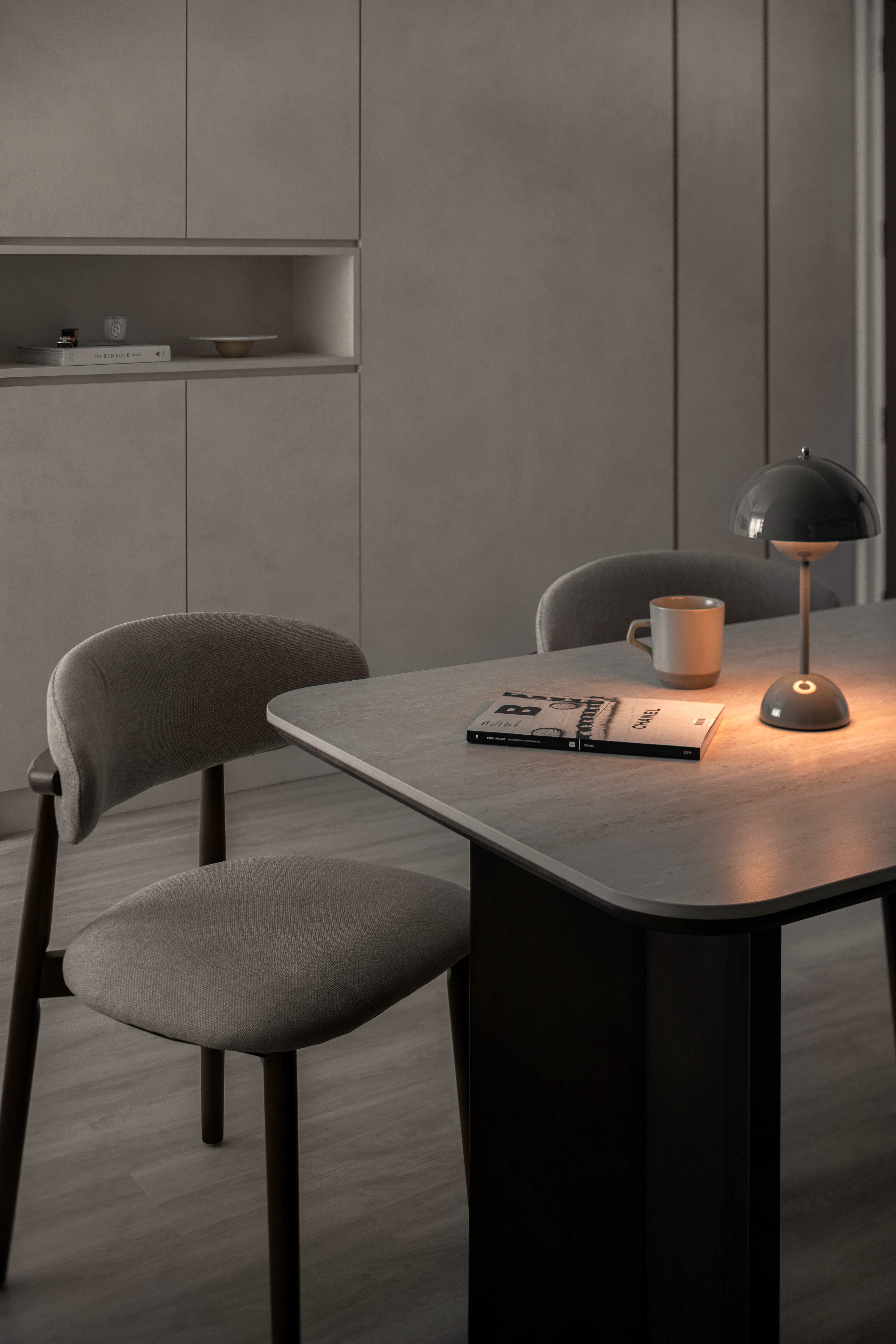 An open-concept Japandi-inspired dwelling 🍵