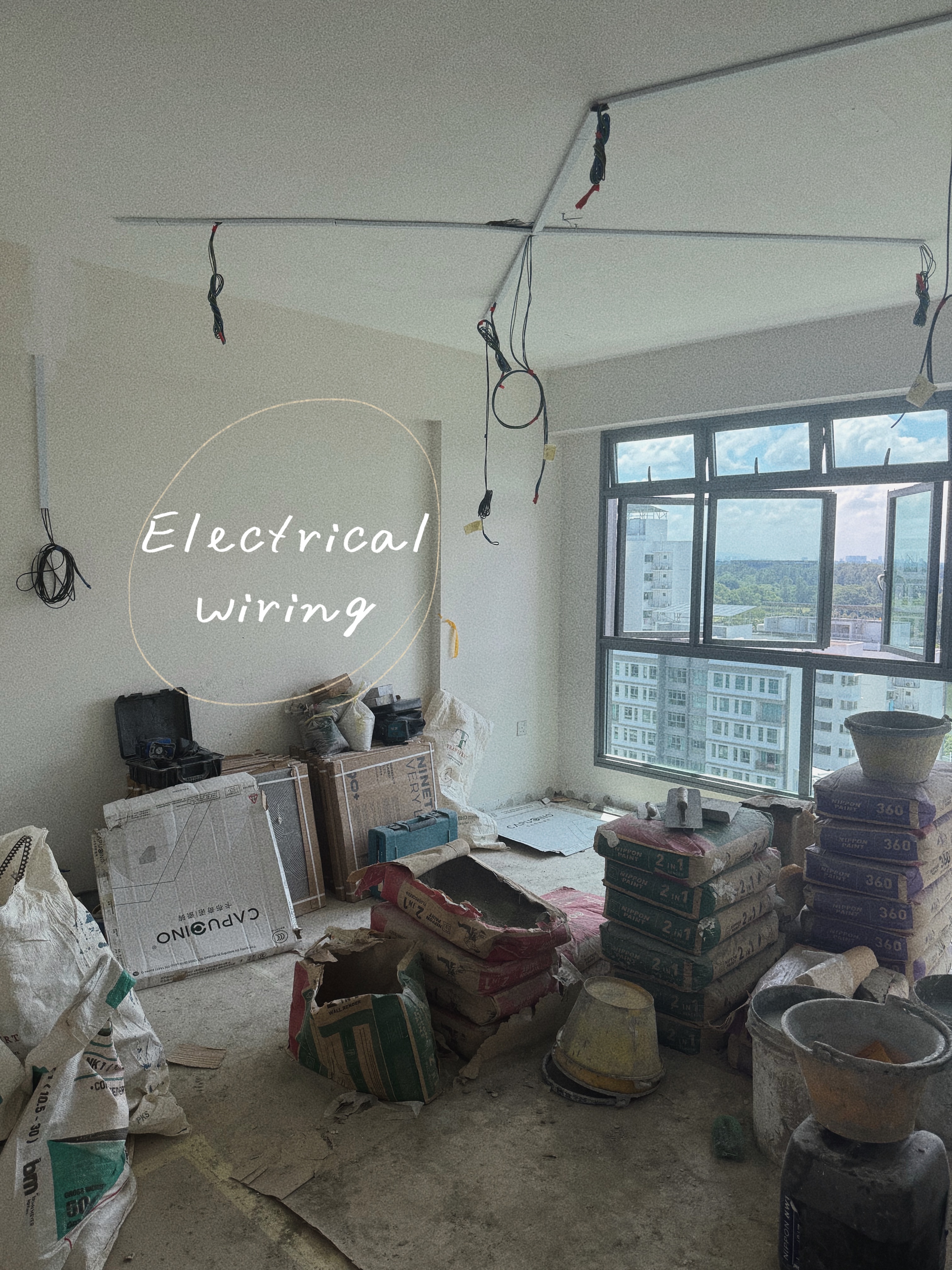 Week 1 looked like our house exploded… with dust