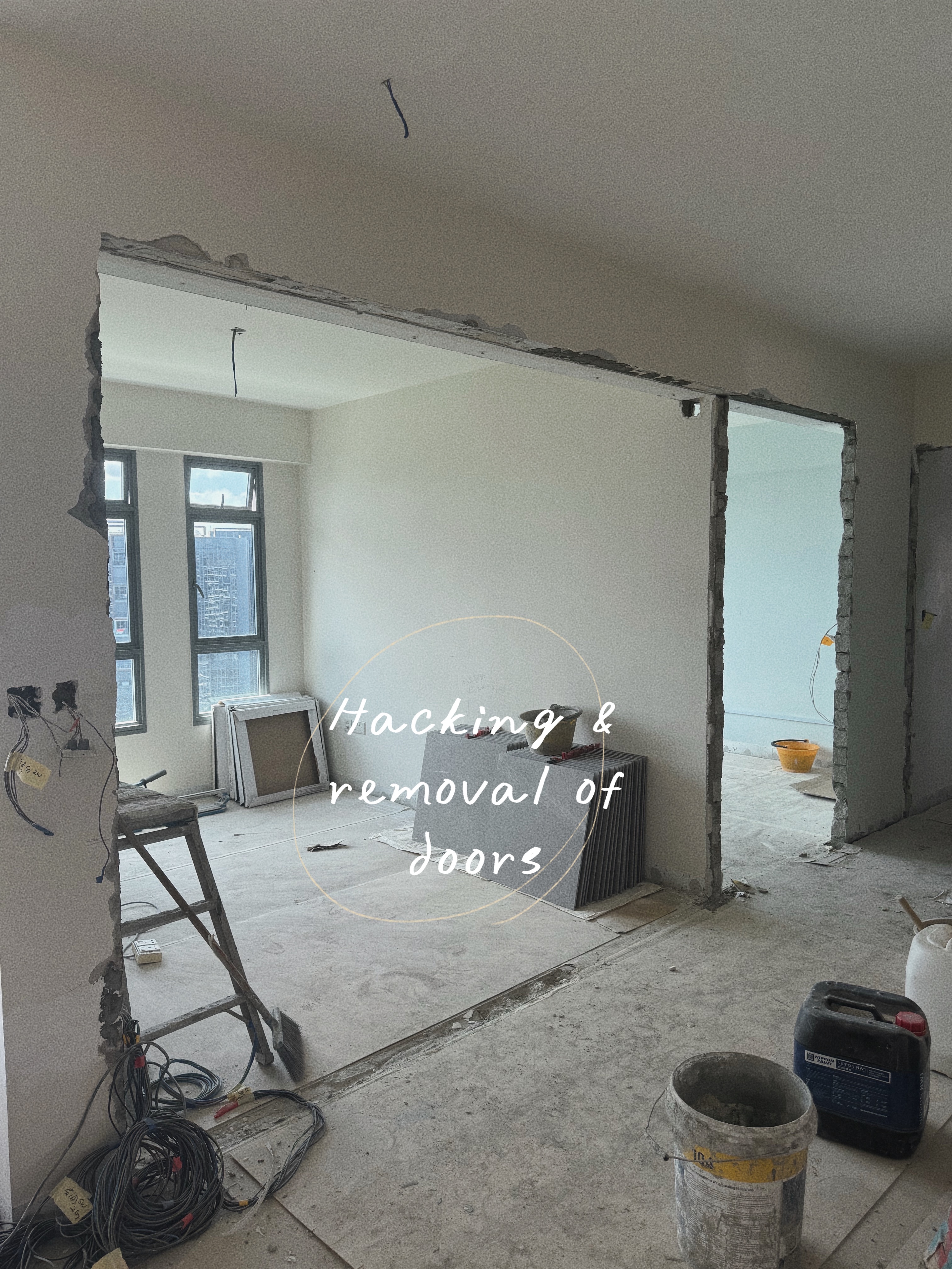 Week 1 looked like our house exploded… with dust