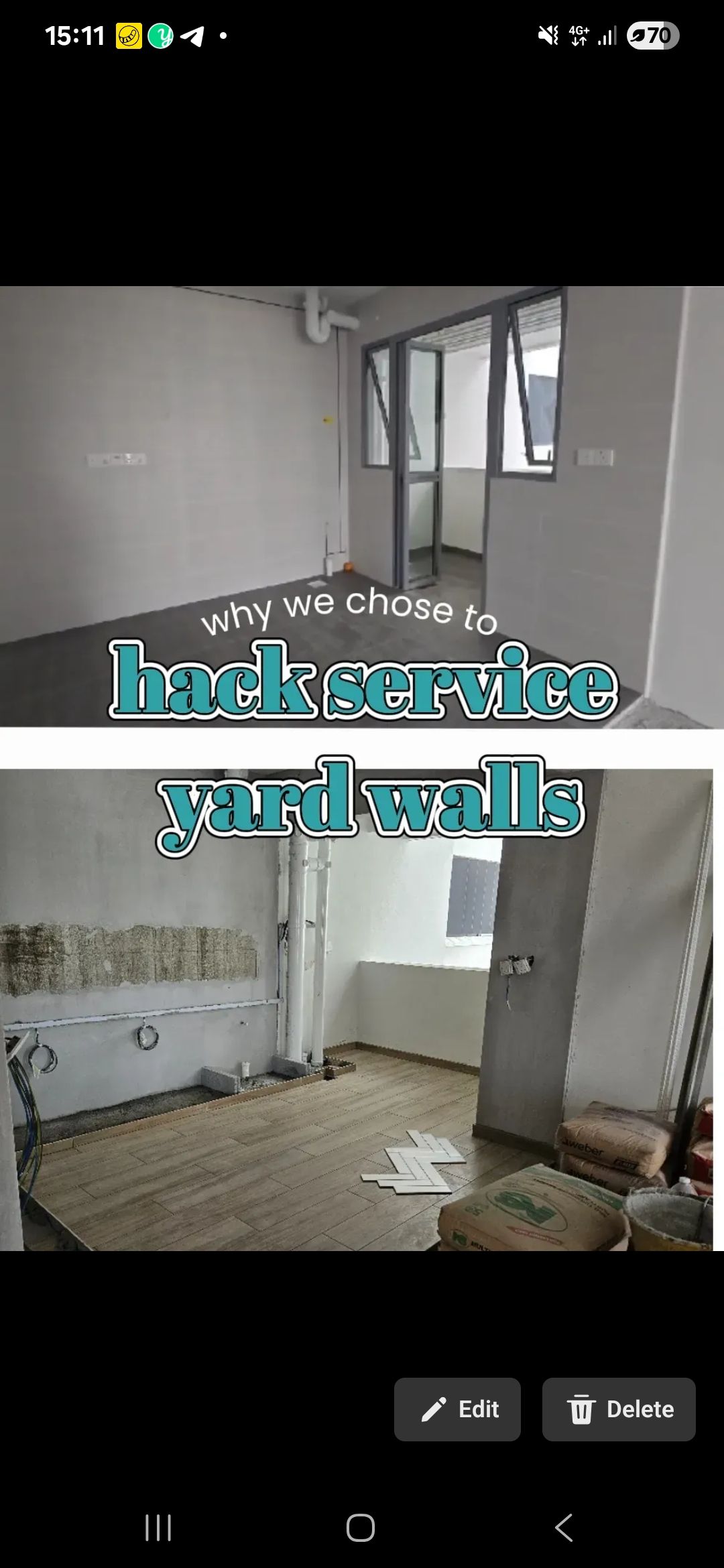 Reno win: Hacking service yard walls