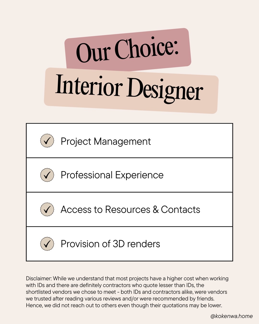 Click in to see who we chose 👀