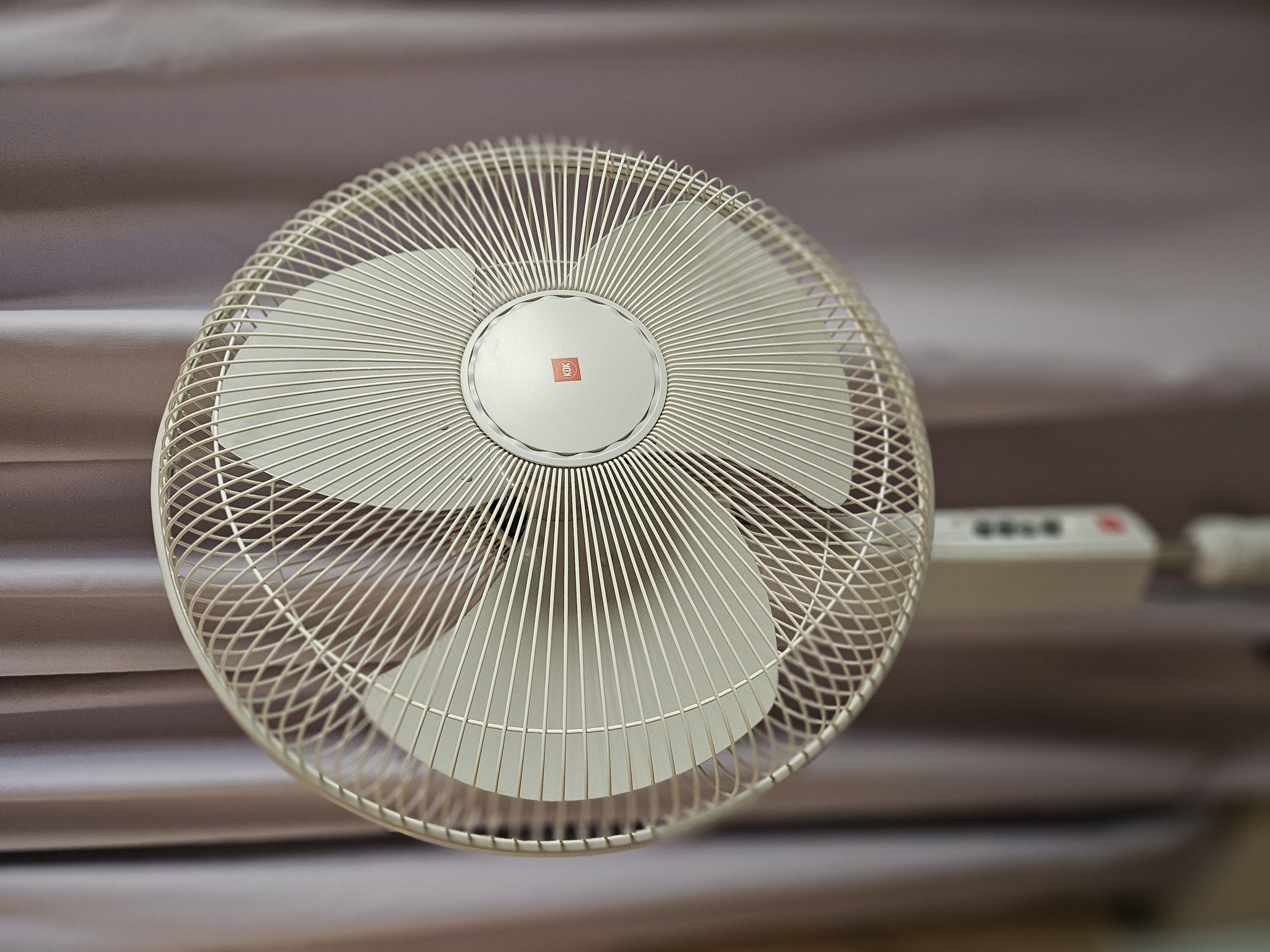 No Ceiling Fans, No Problem. Portable fans works fine too!