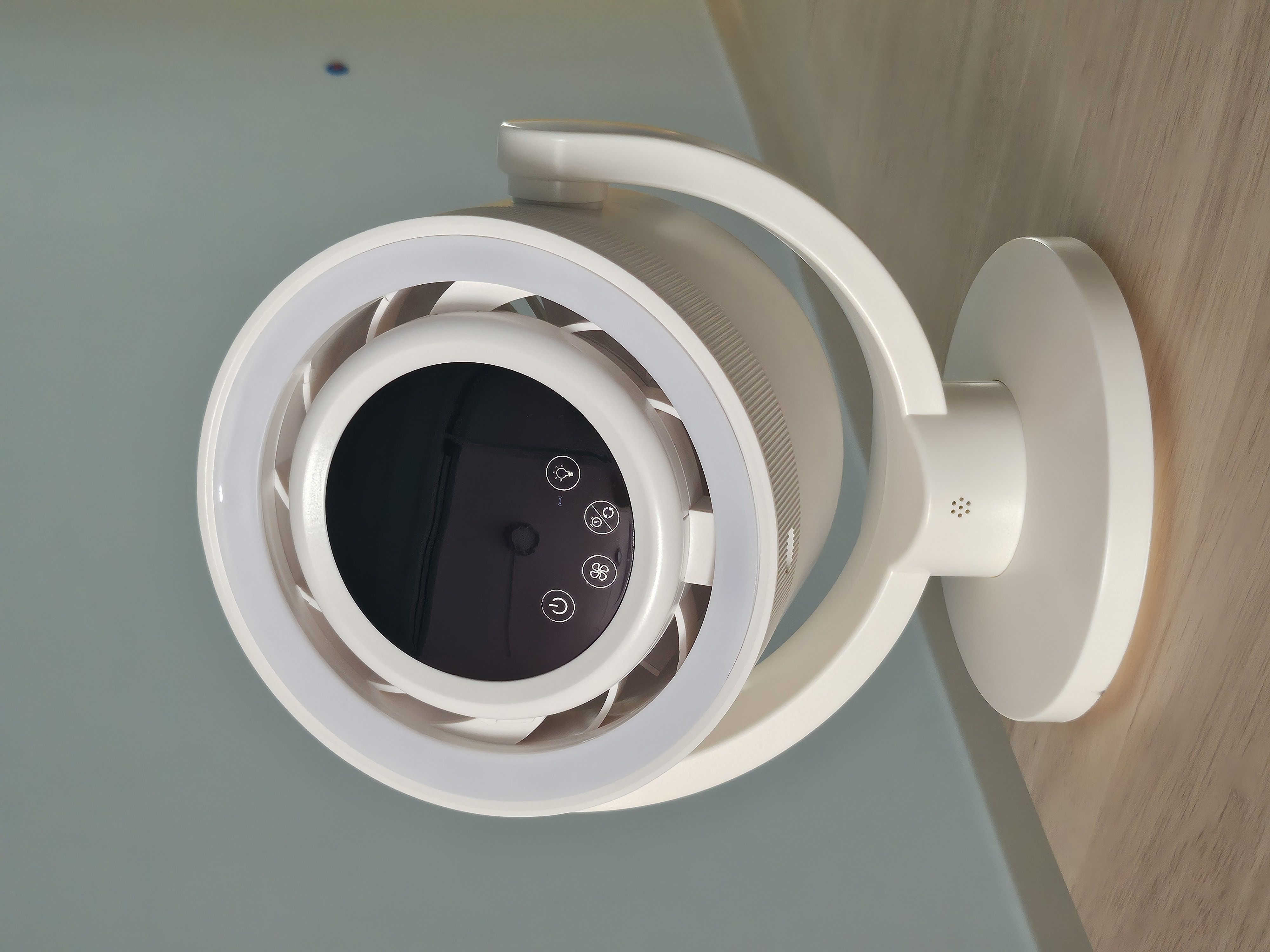 No Ceiling Fans, No Problem. Portable fans works fine too!