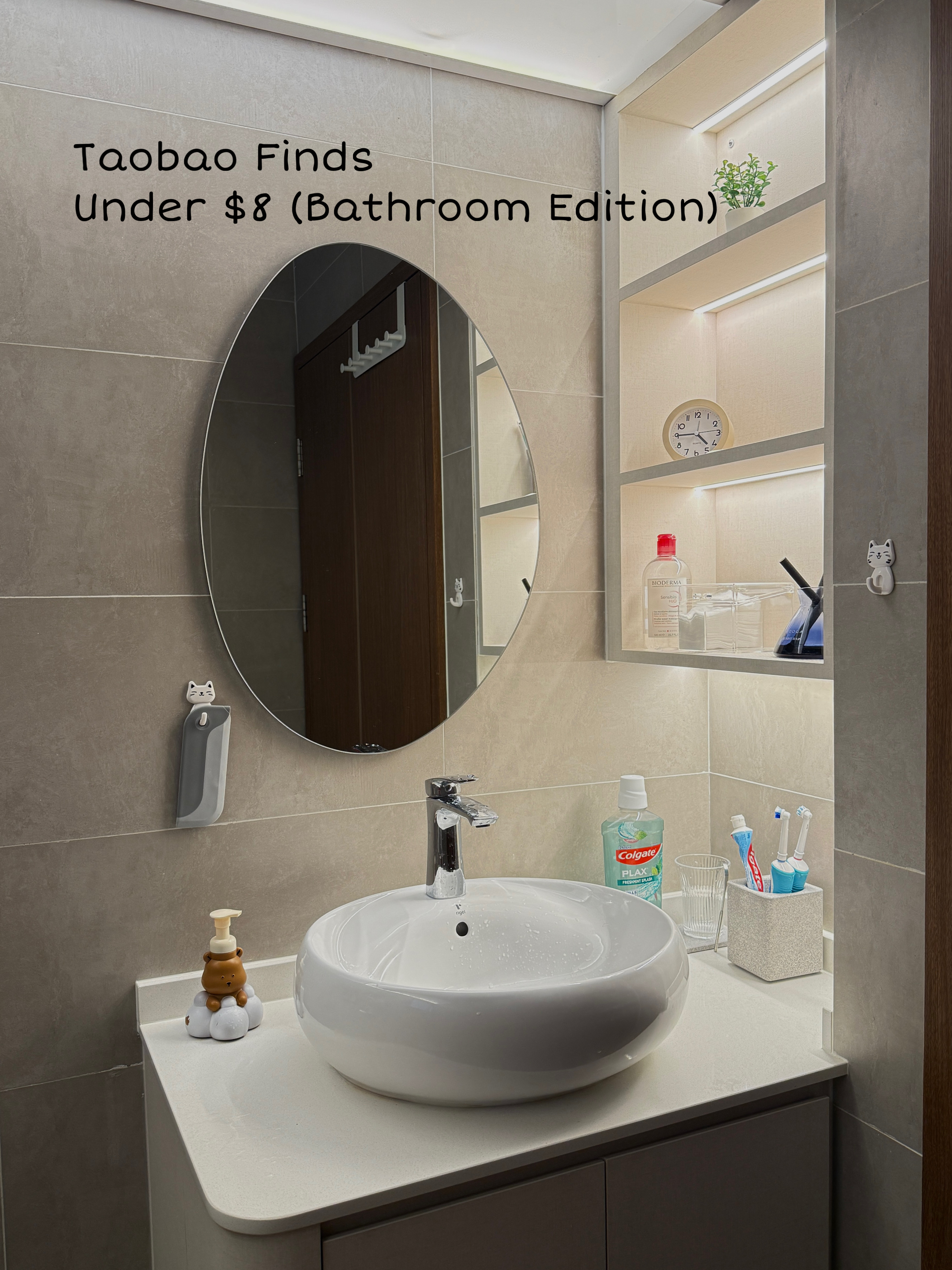 Taobao: < $8 Finds in Our Bathroom 🫧