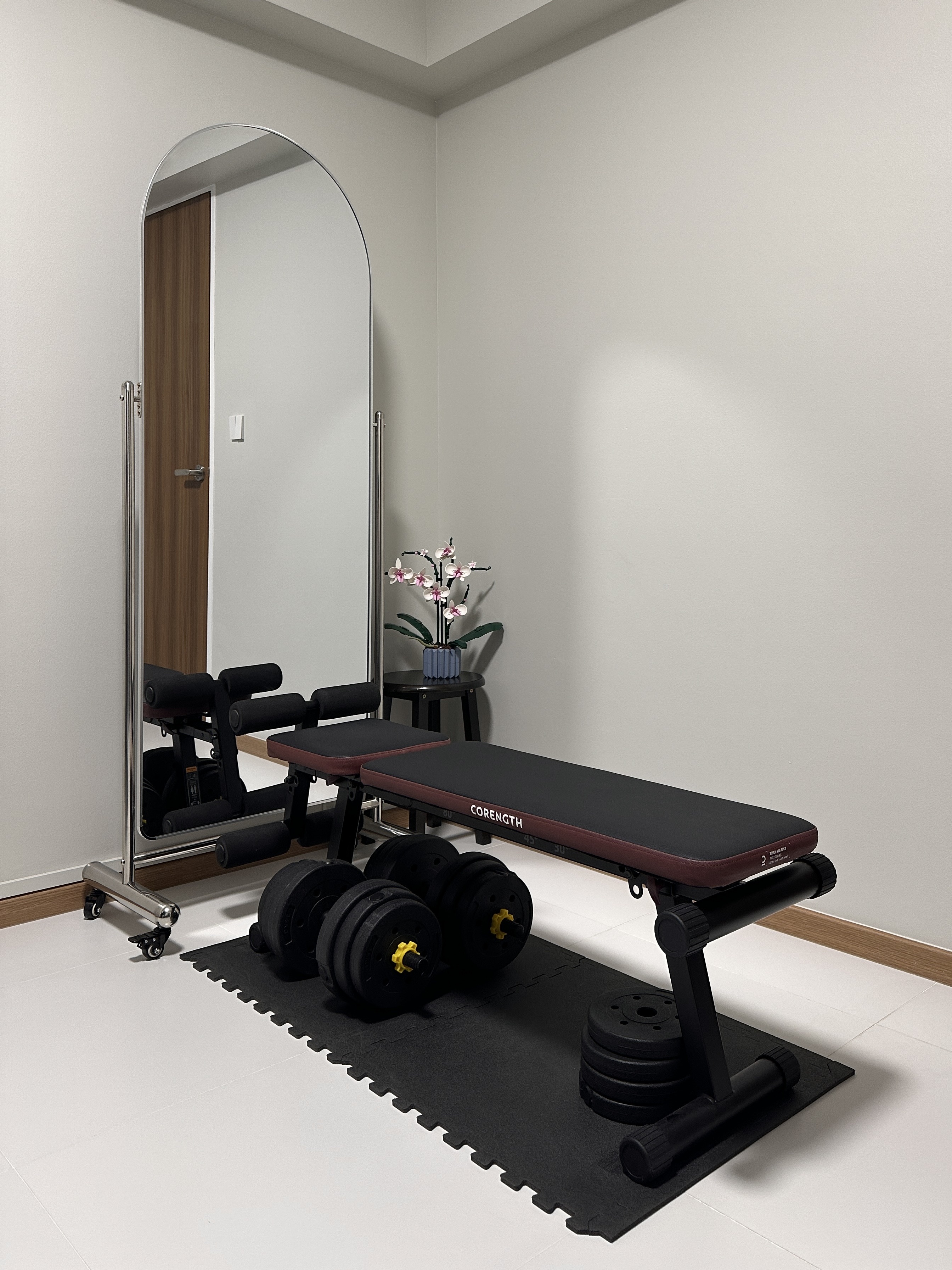 Our Simple Home Gym Corner 💪🏻