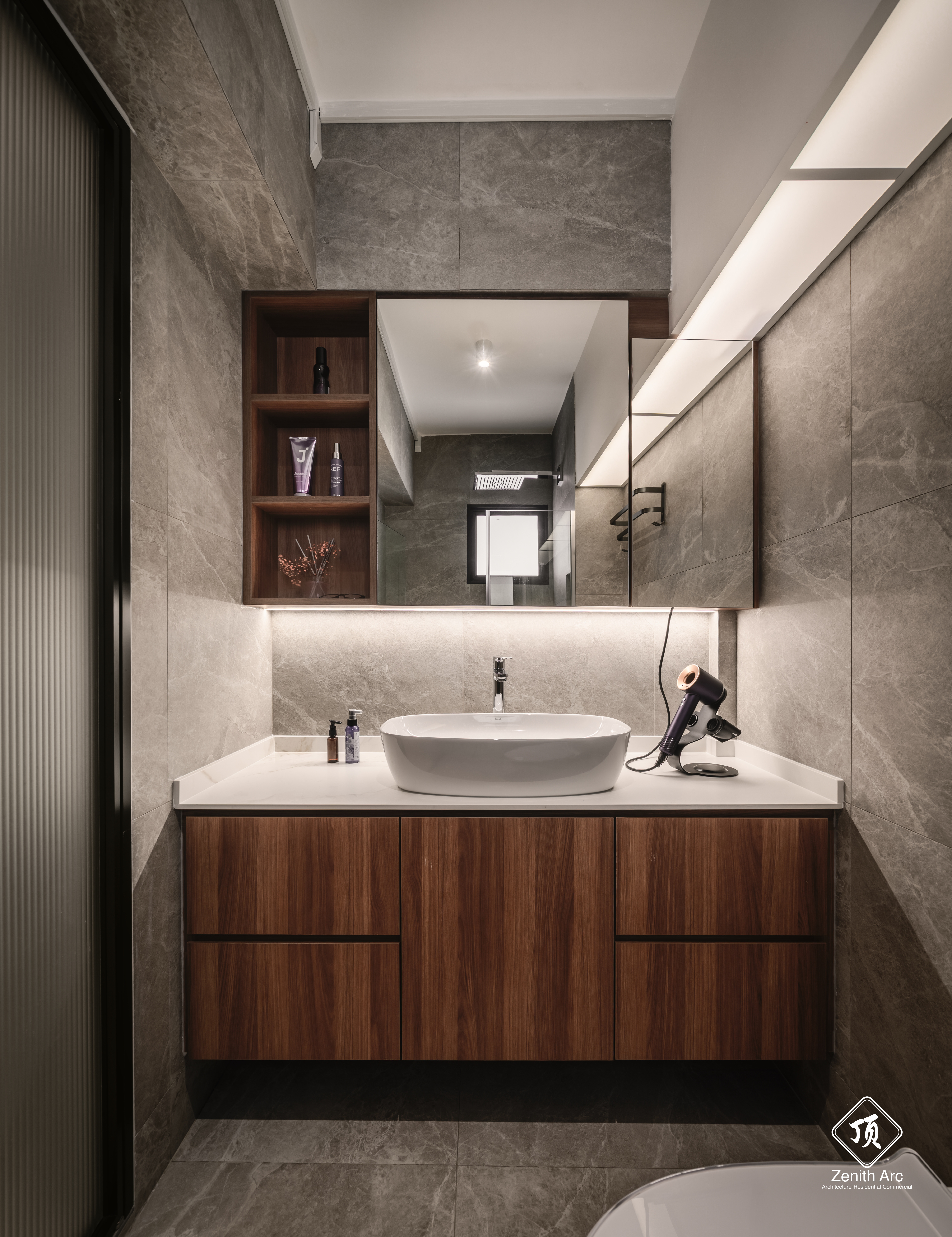 🇸🇬Modern Wabi Sabi, curve design with a luxurious touch