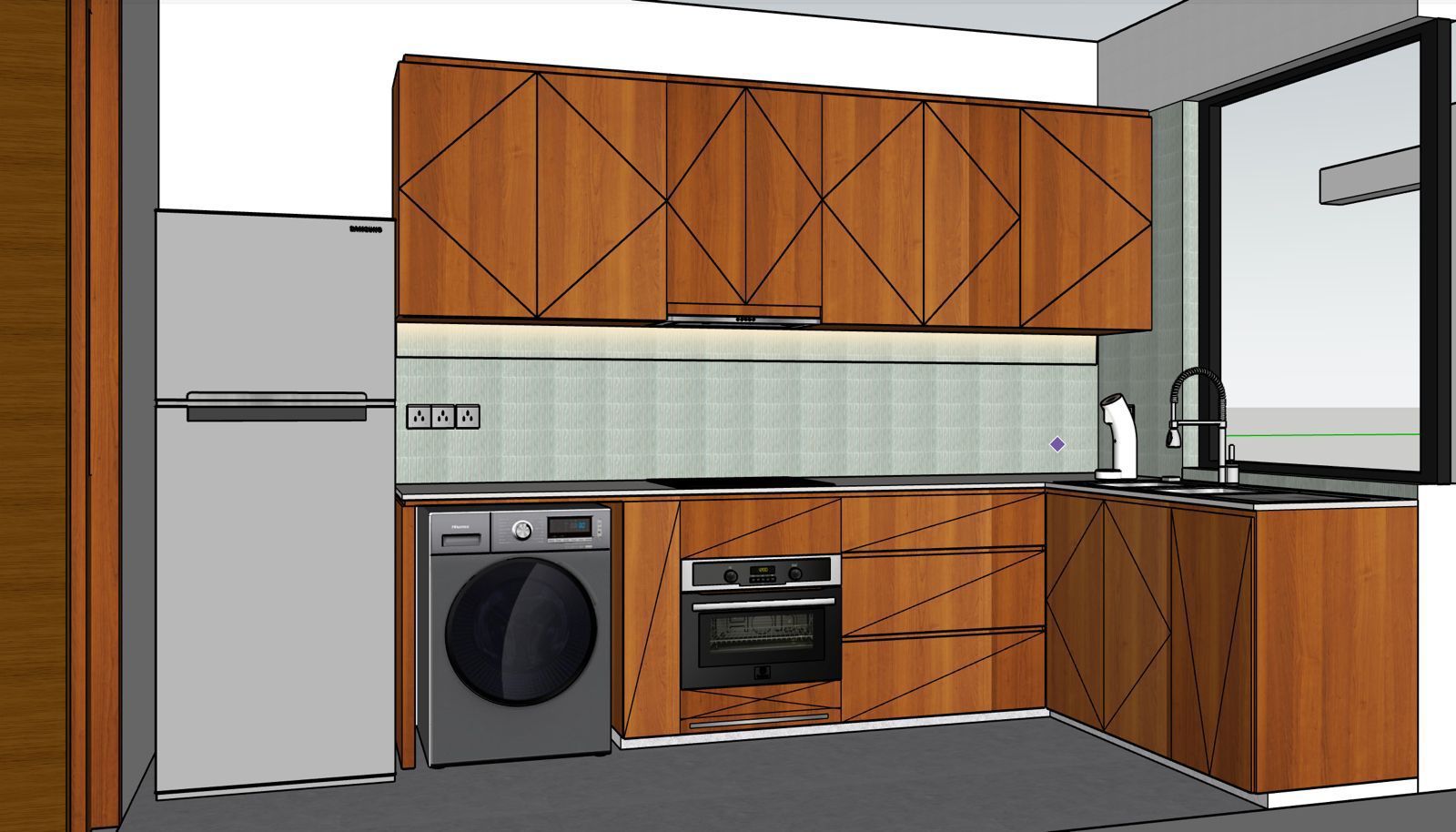 japanese-inspired kitchen! 🍜