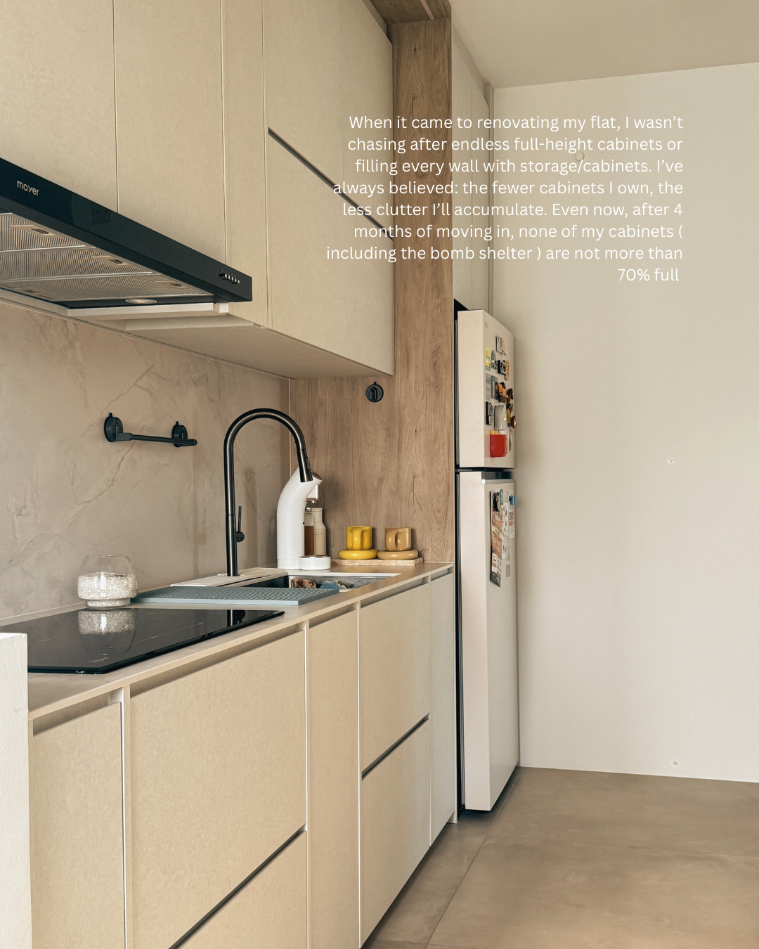 Not just cabinets - Is a health Investment.