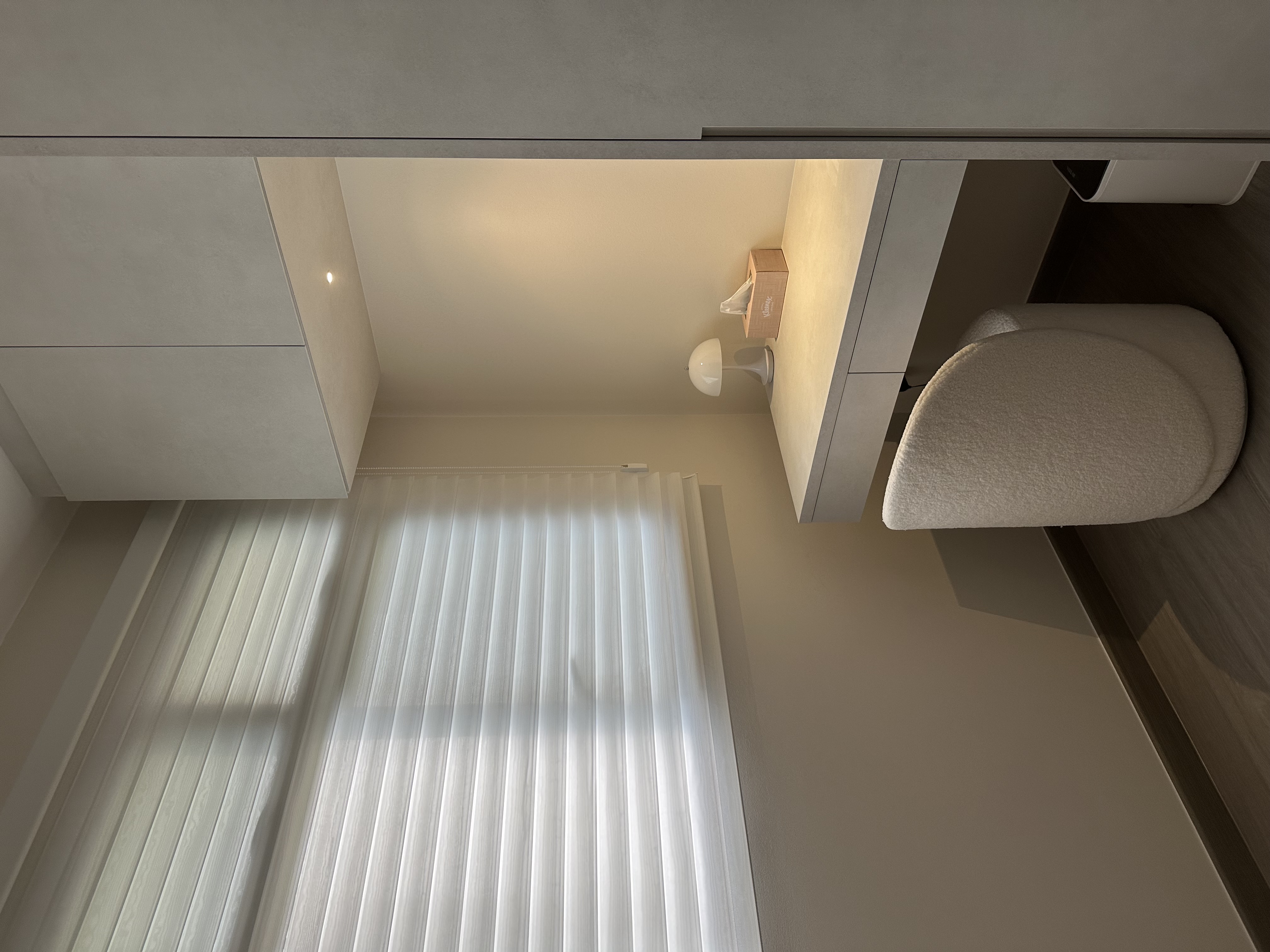 Our vanity room and study room