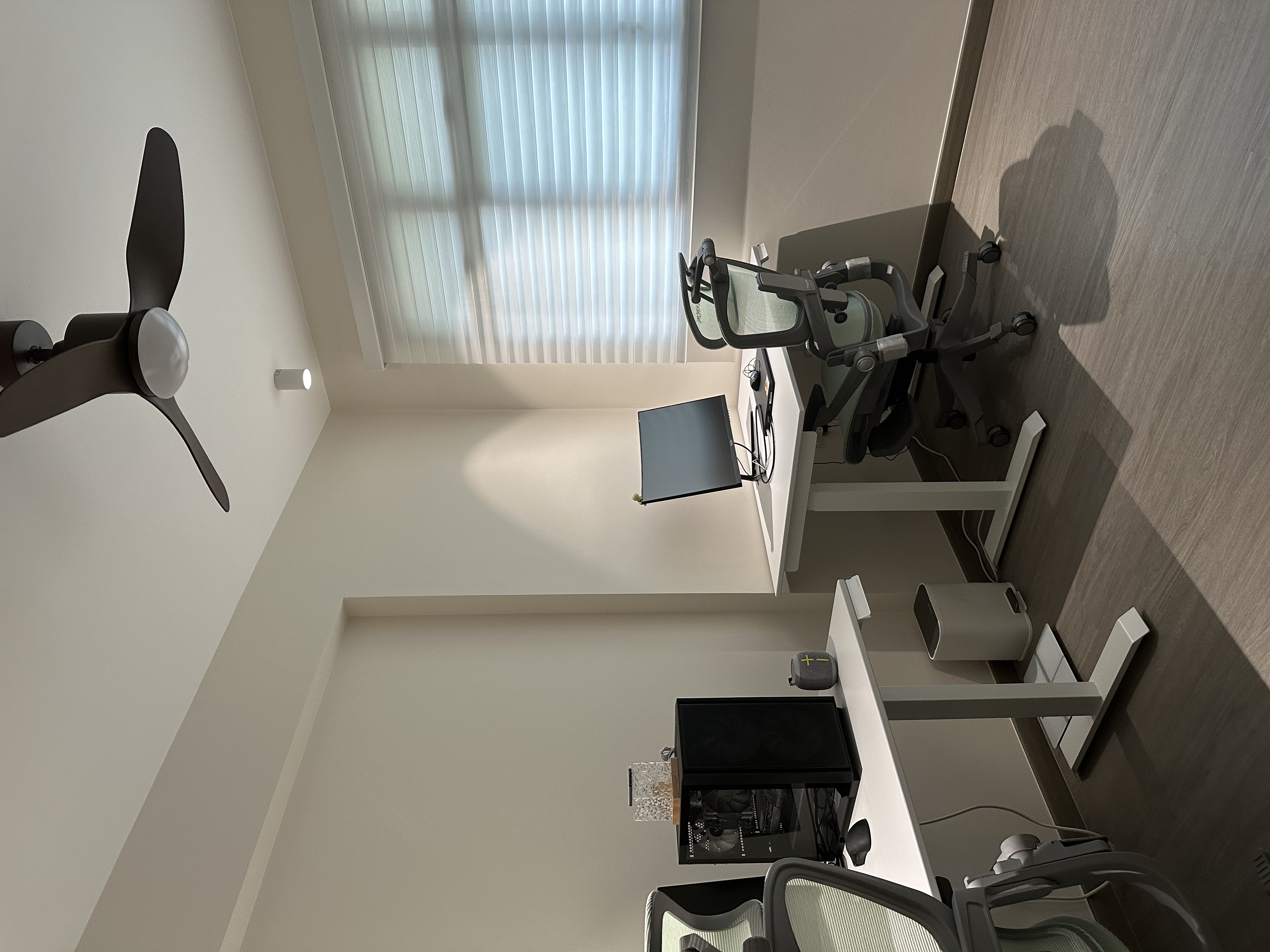 Our vanity room and study room