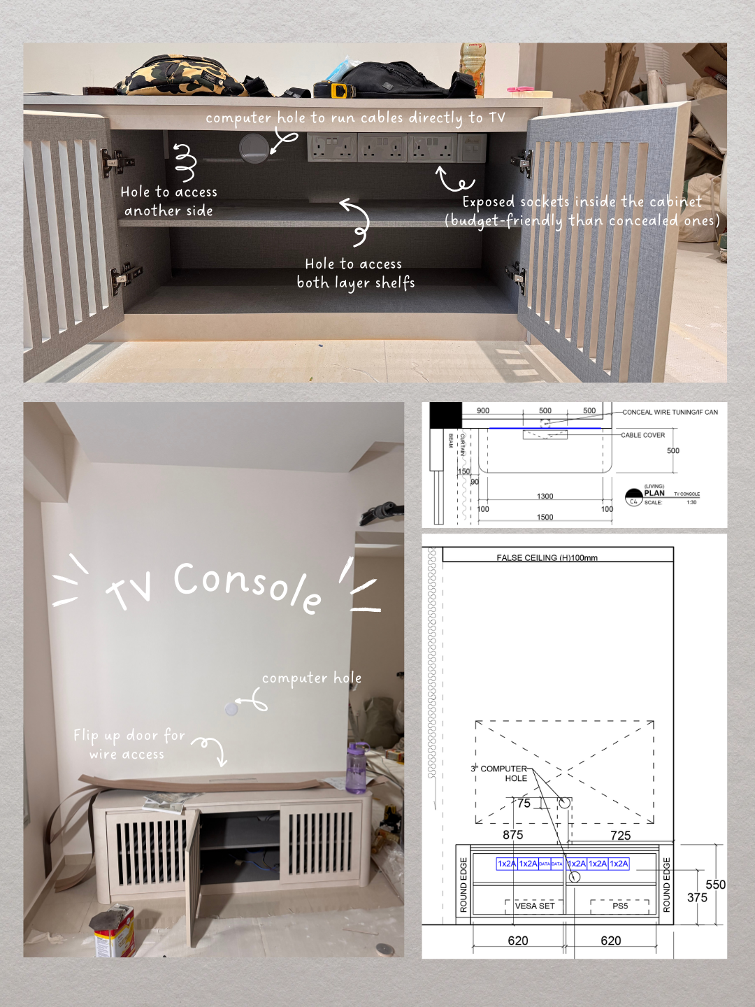 Our TV Console Reveal 📺 | Small Wall, Big Ideas