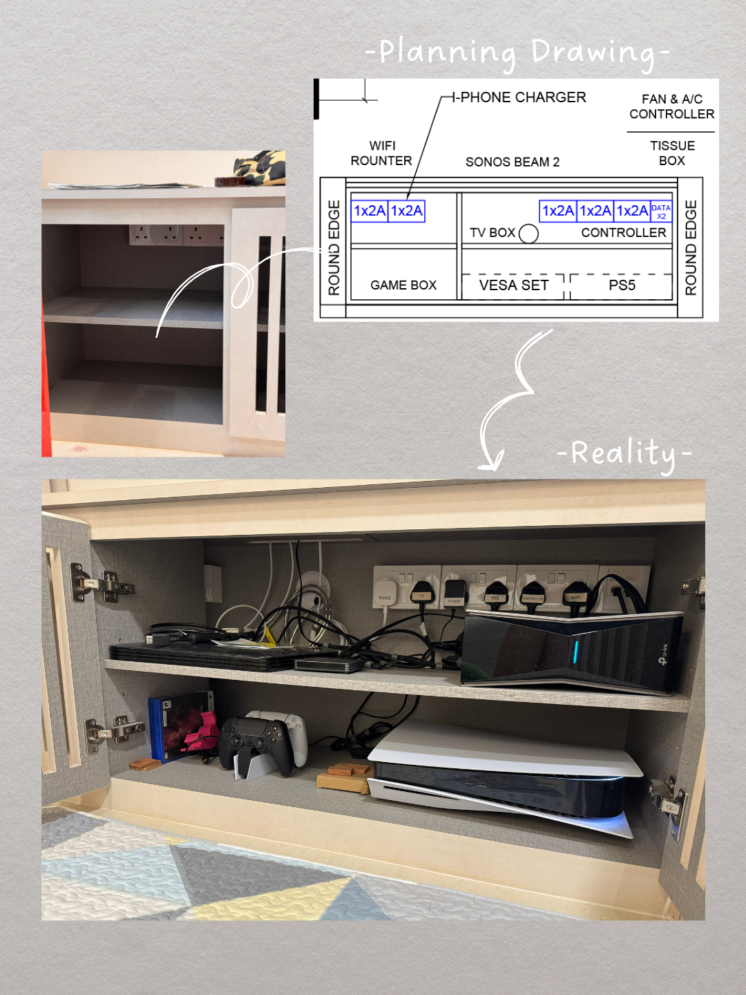 Our TV Console Reveal 📺 | Small Wall, Big Ideas