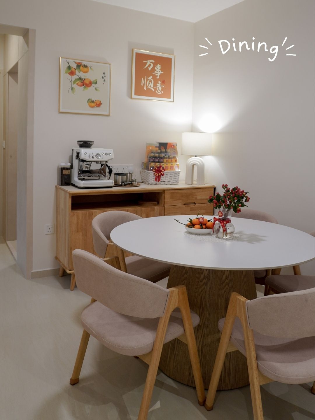 Our Dining Corner 🍽️ | Simple, Warm & Functional