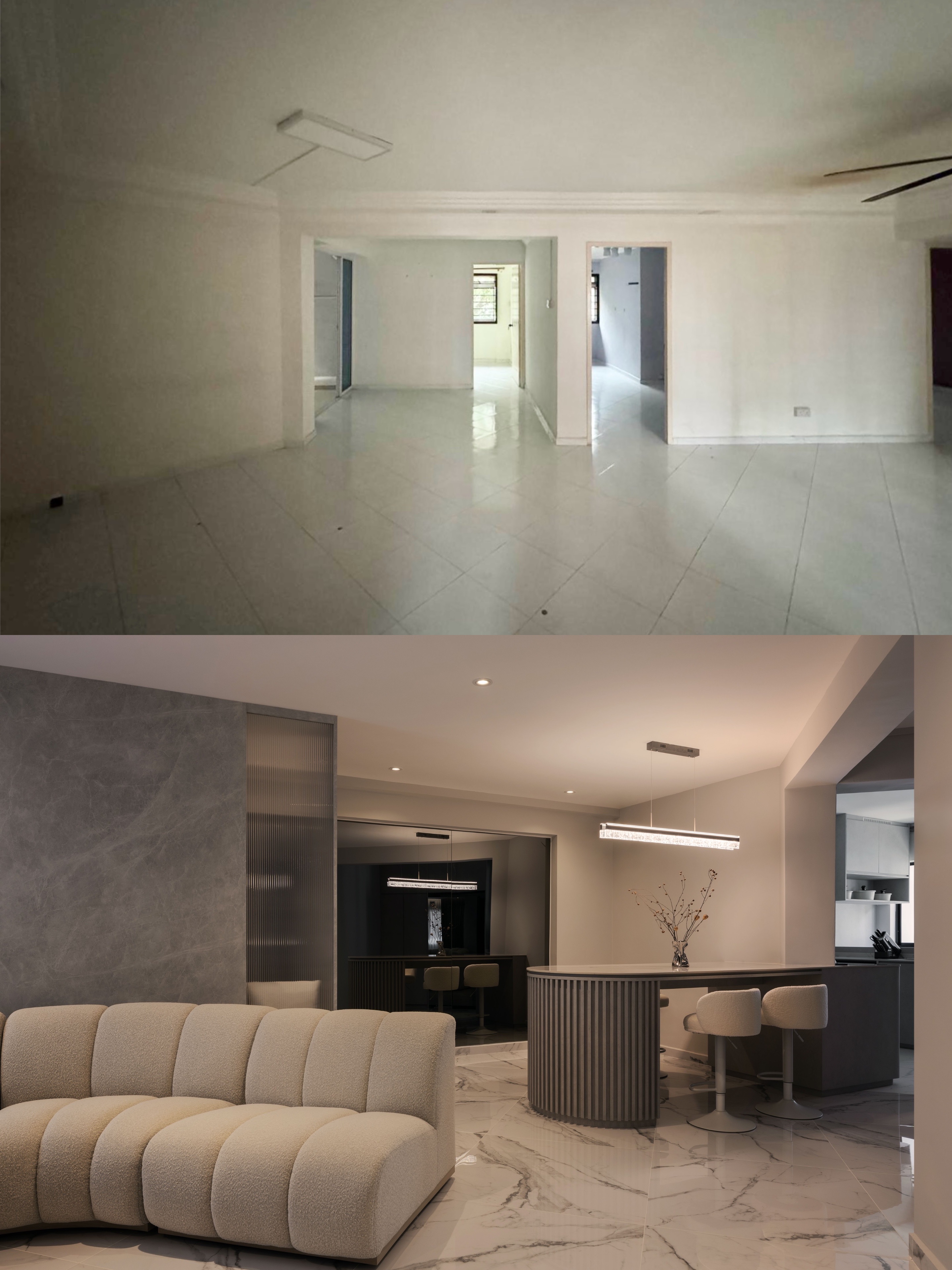 Before and After of our Home Renovation 🏠🔨✨