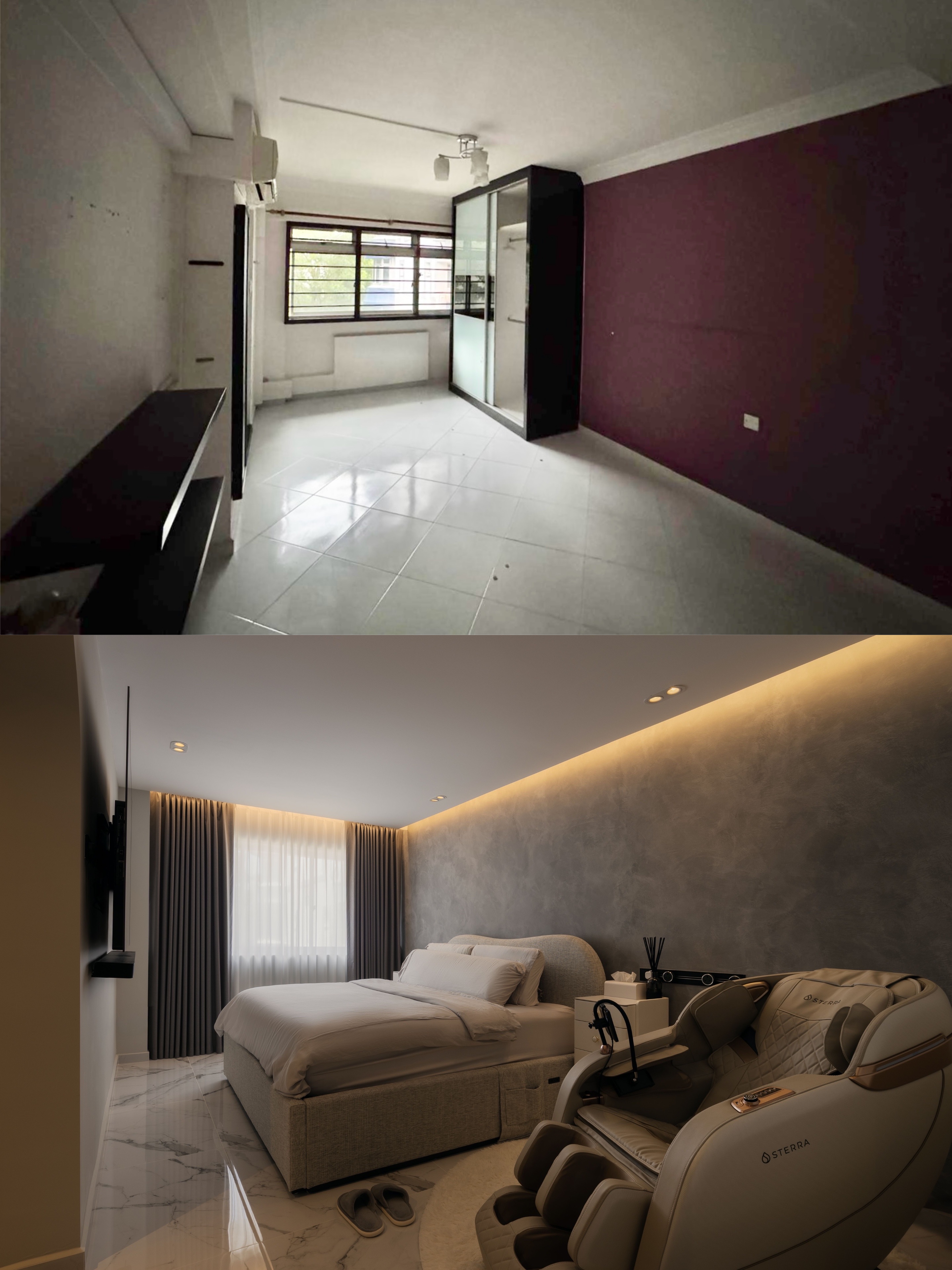 Before and After of our Home Renovation 🏠🔨✨