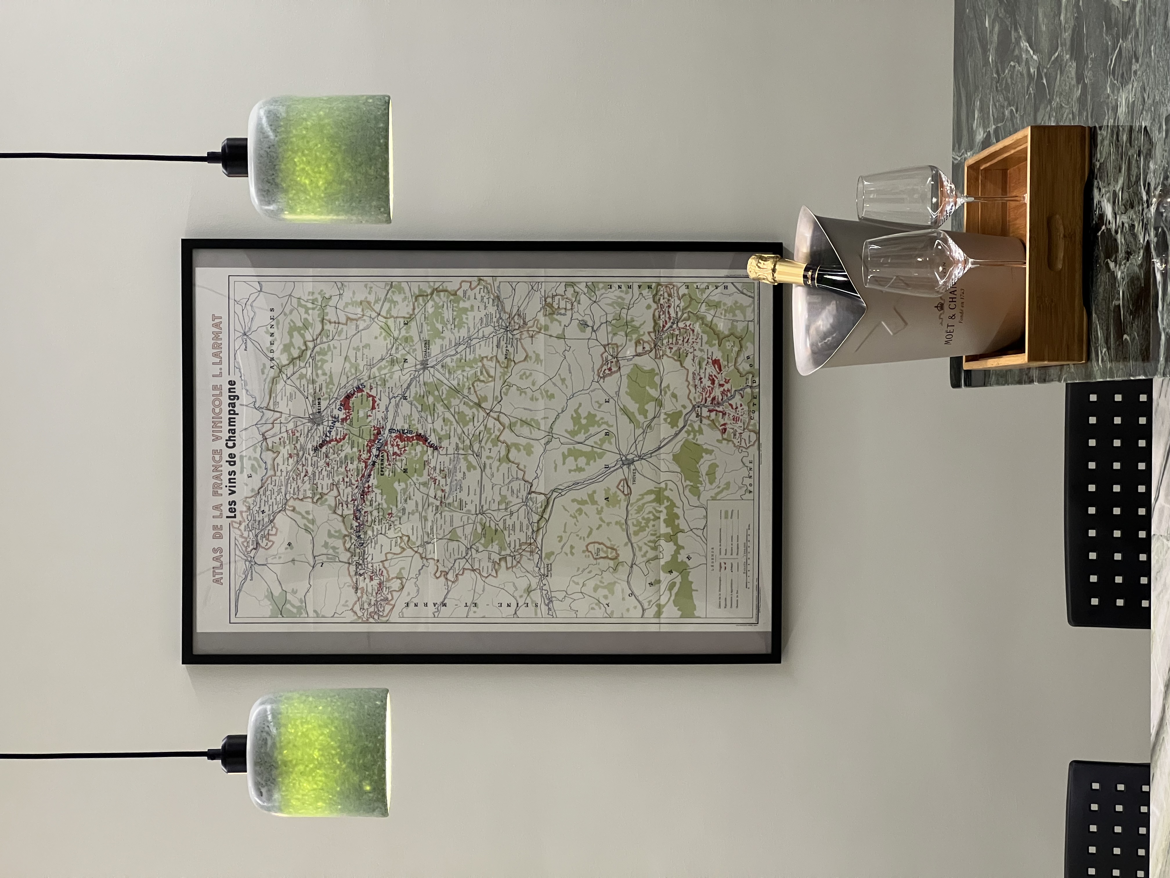 Our dining room becomes a tasting room