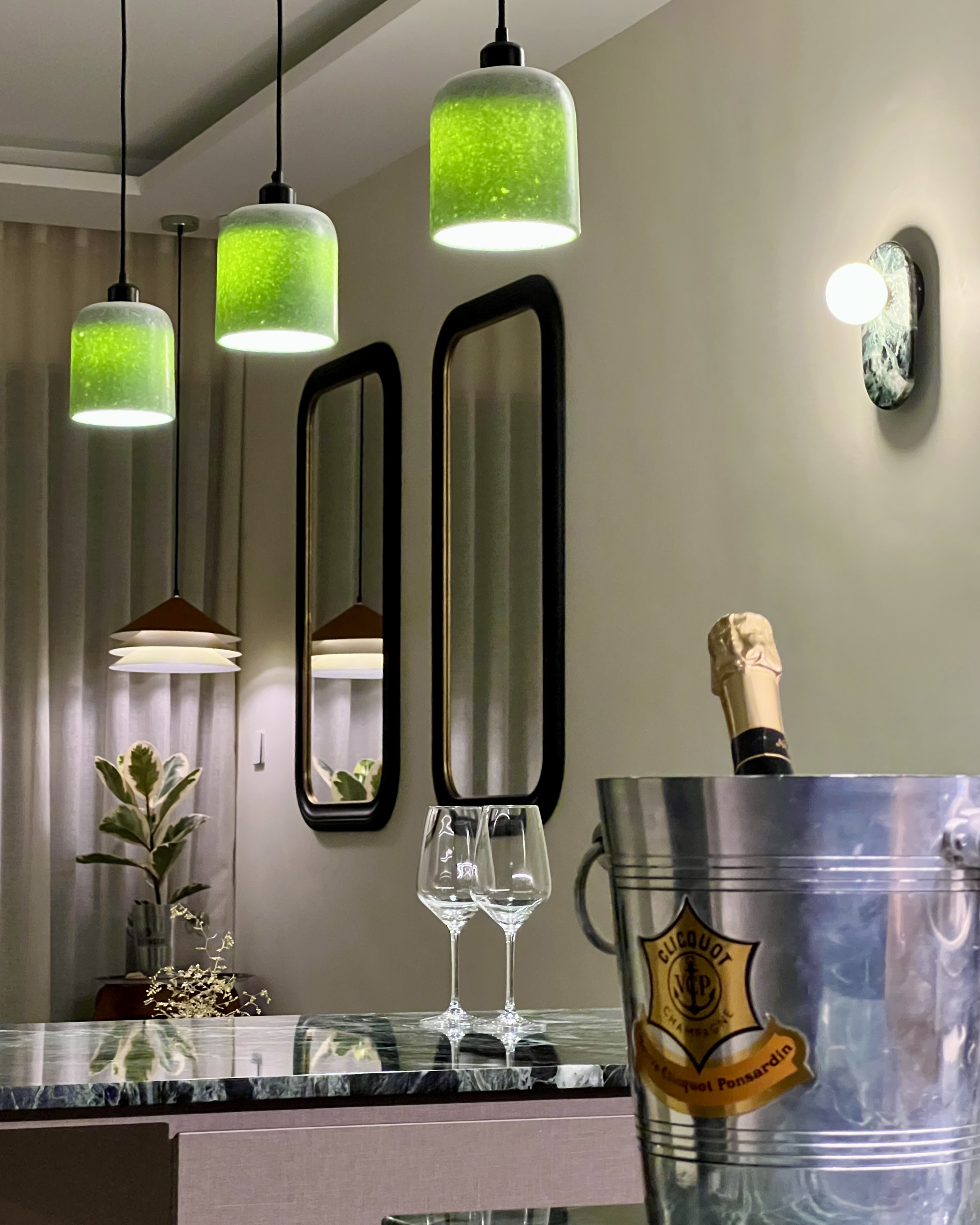 Our dining room becomes a tasting room