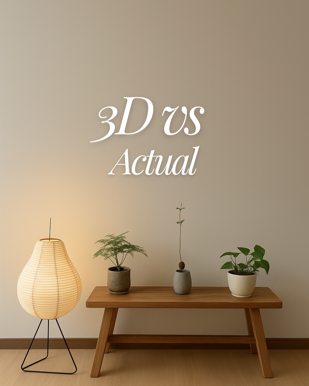 Our 3D renderings vs actual