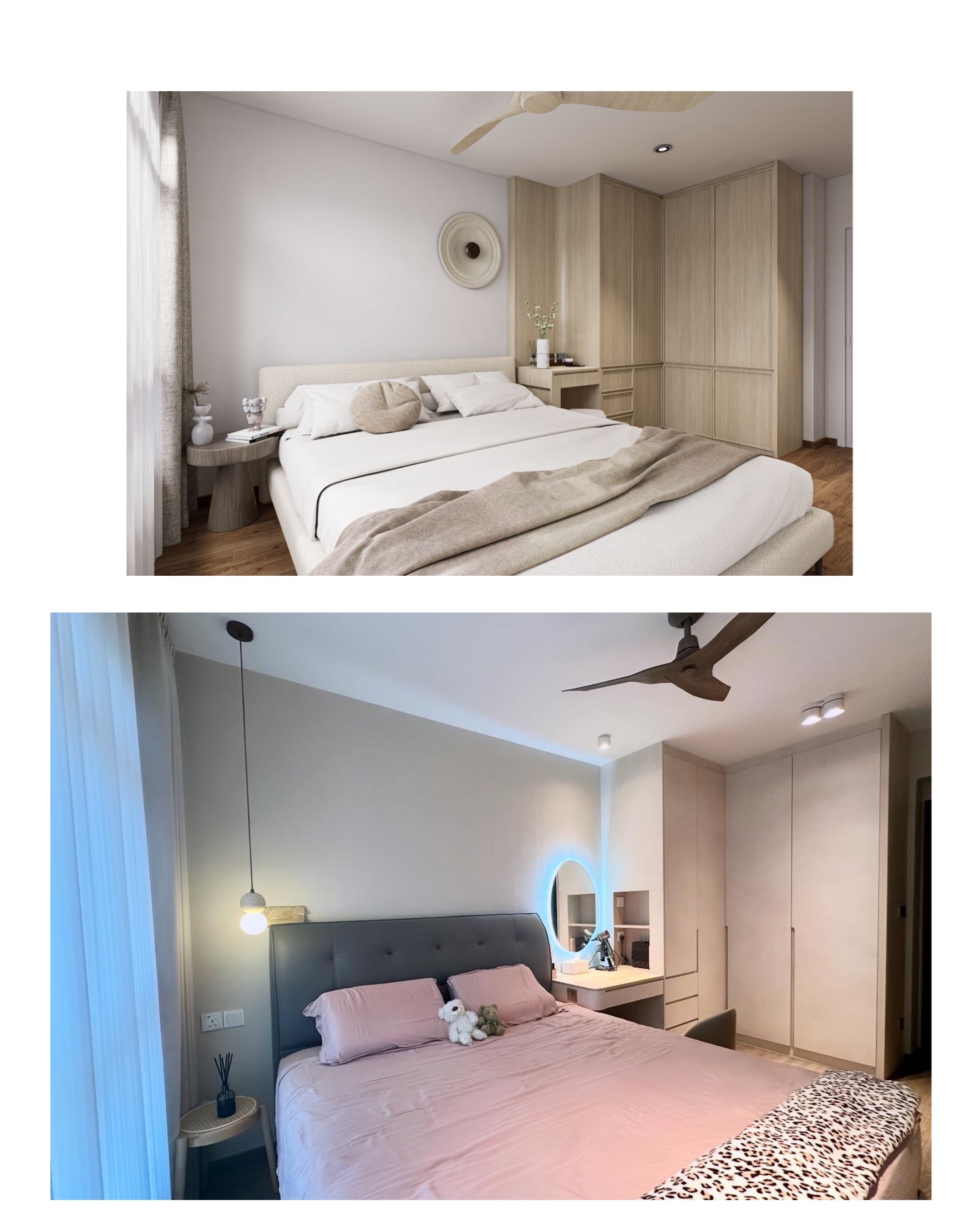 Our 3D renderings vs actual