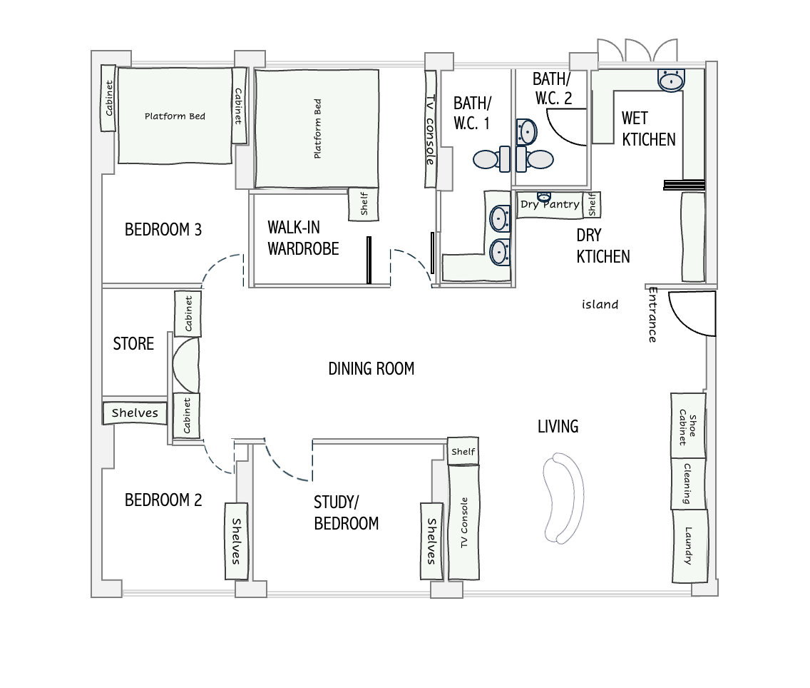 Our Resale EA HDB Floorplan Transformation!