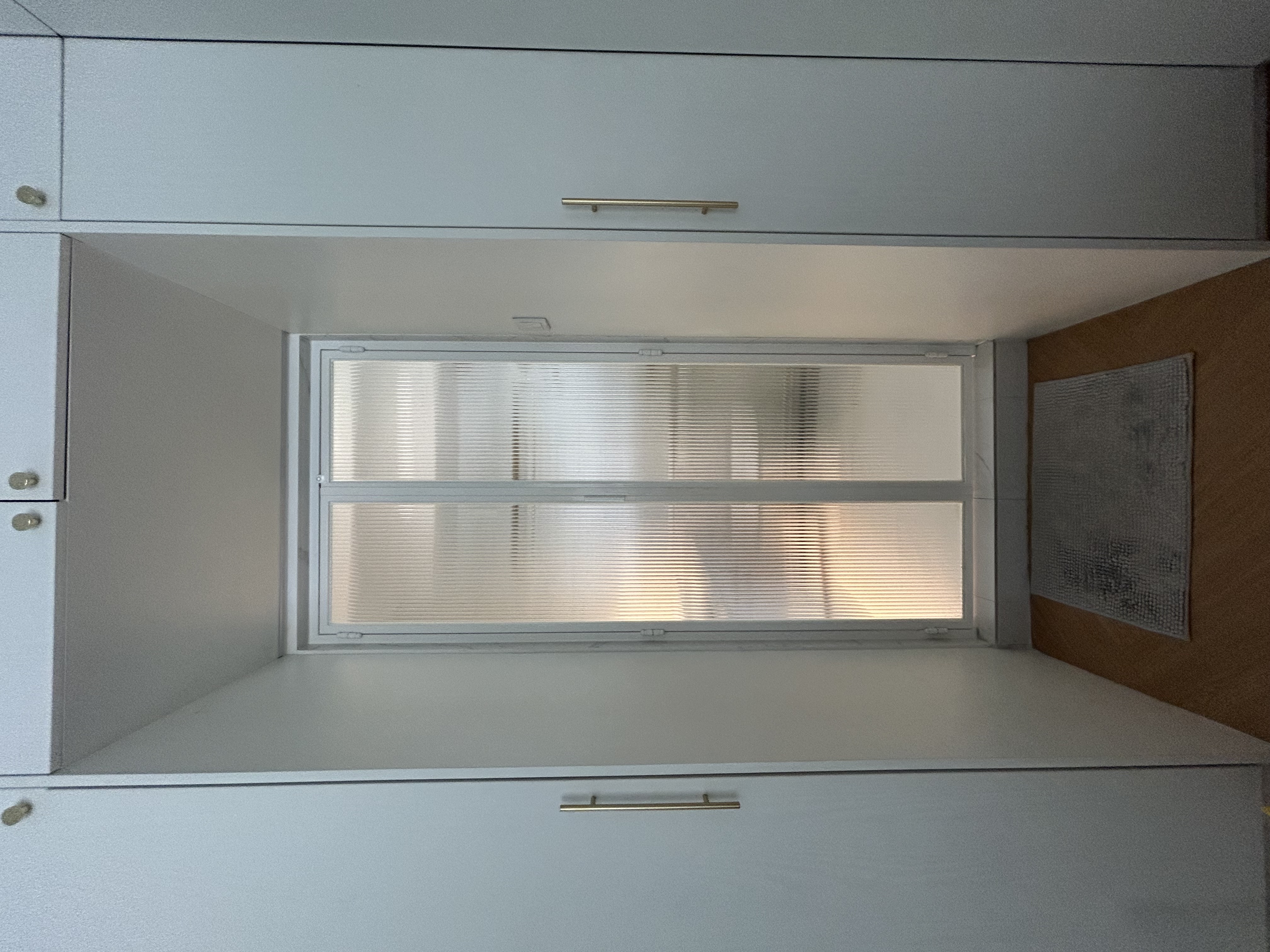 White and gold minimalist toilet
