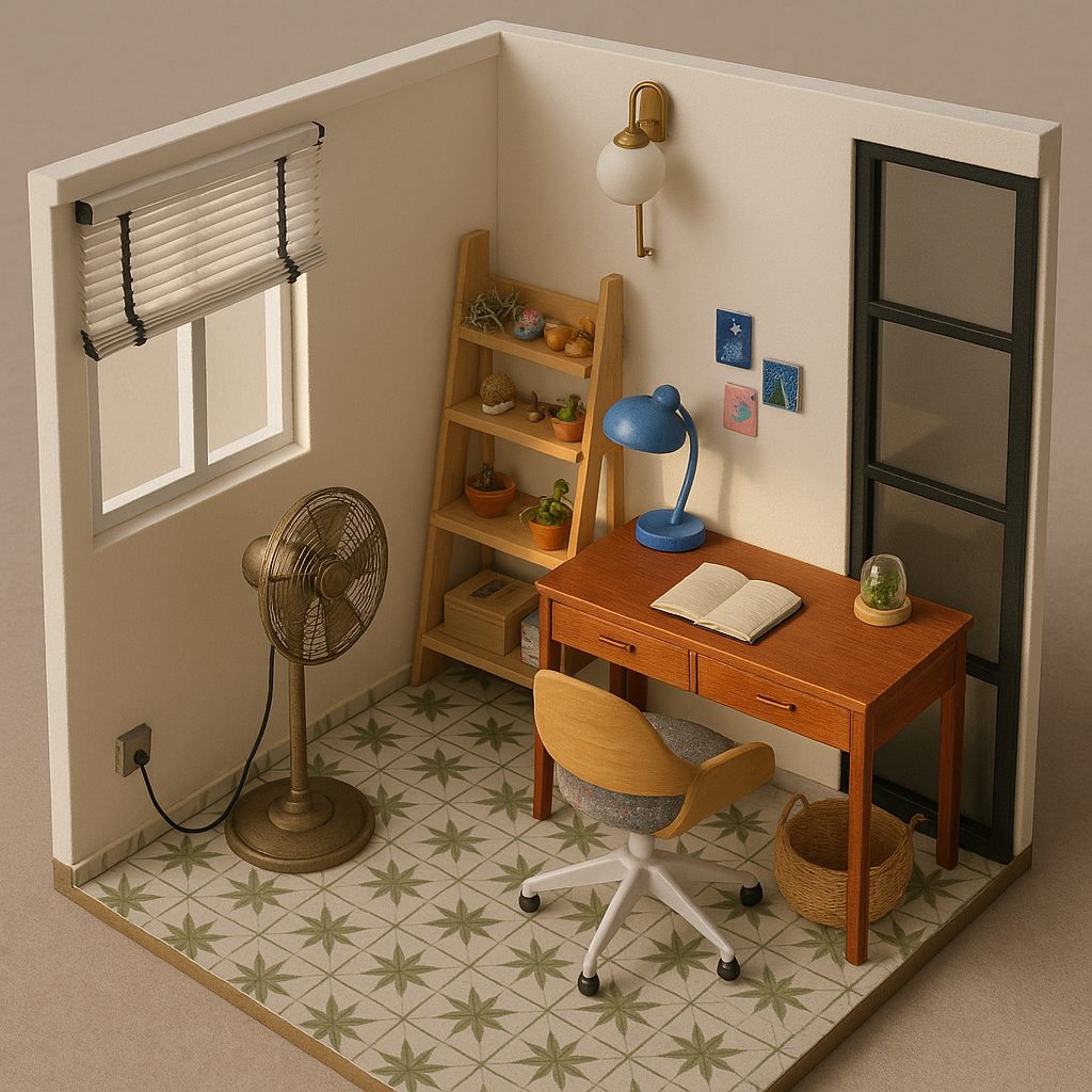 5-rm resale home tour (AI Diorama version)