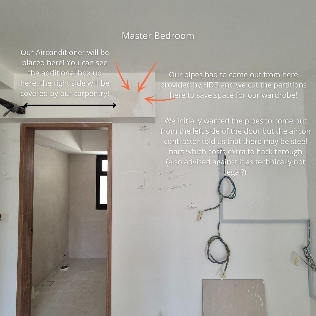 What we went through to have 5 air conditioners in our 5 room BTO