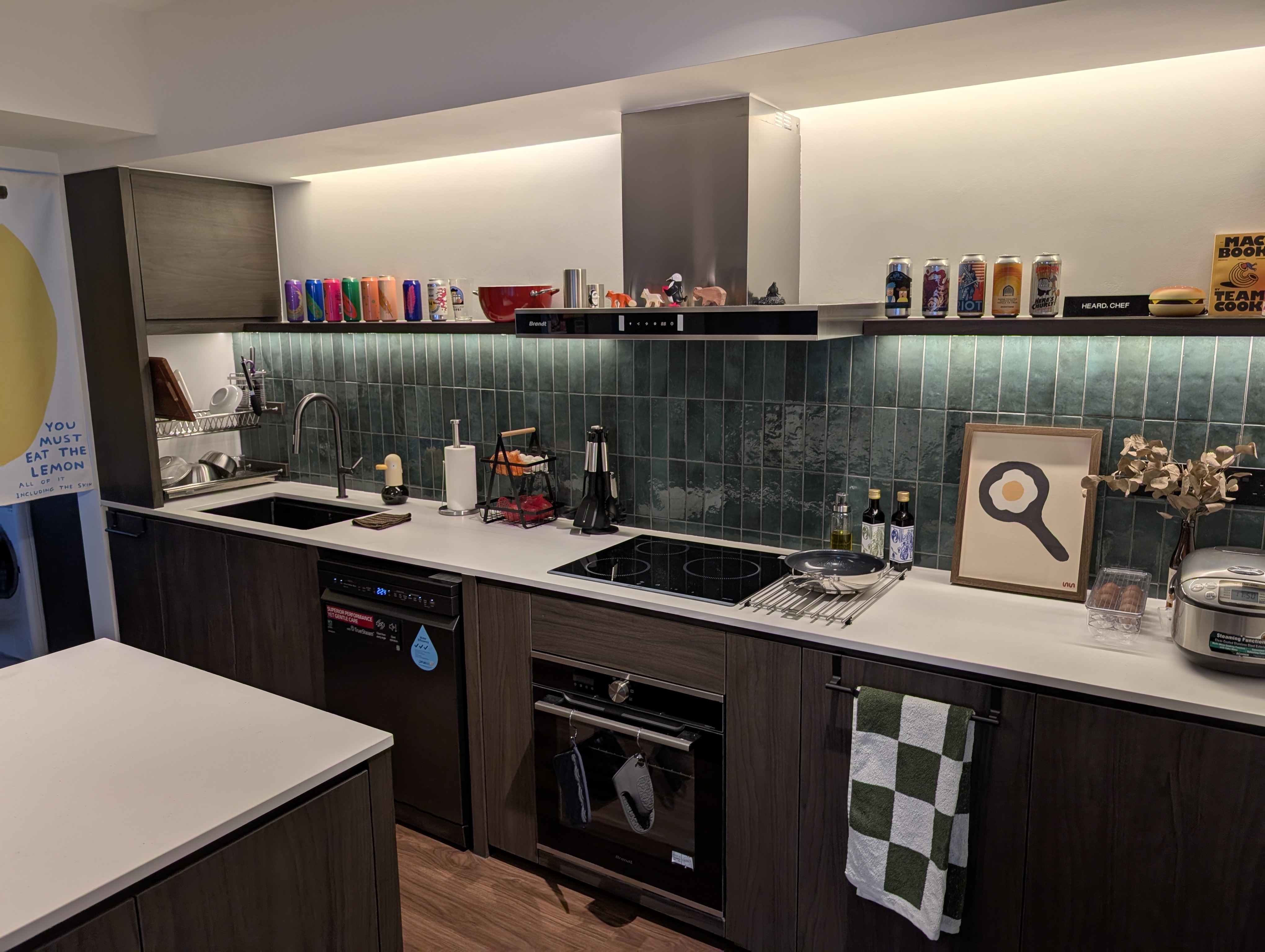 This kitchen is my butter half.