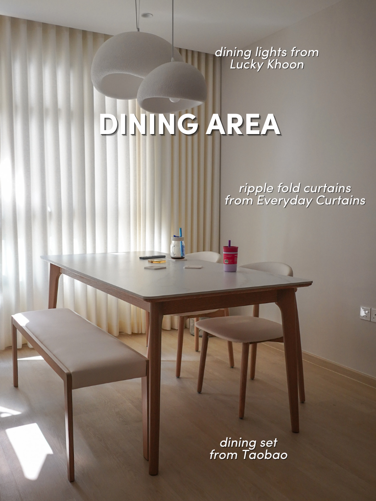 🏠 our 60k BTO: LIVING & DINING ROOM EDITION