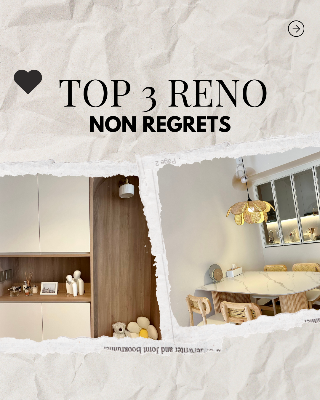 Our top 3 reno non regrets
