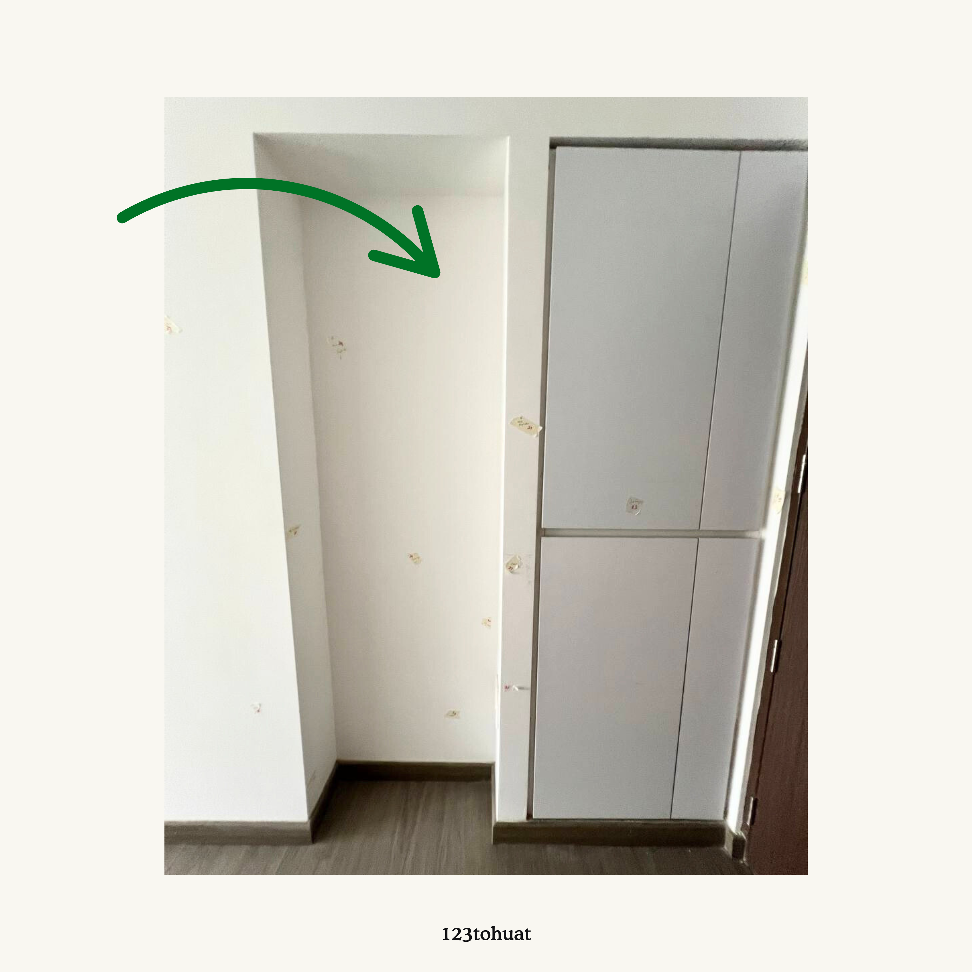 Here’s our quirky 4-room bto floorplan! ✨