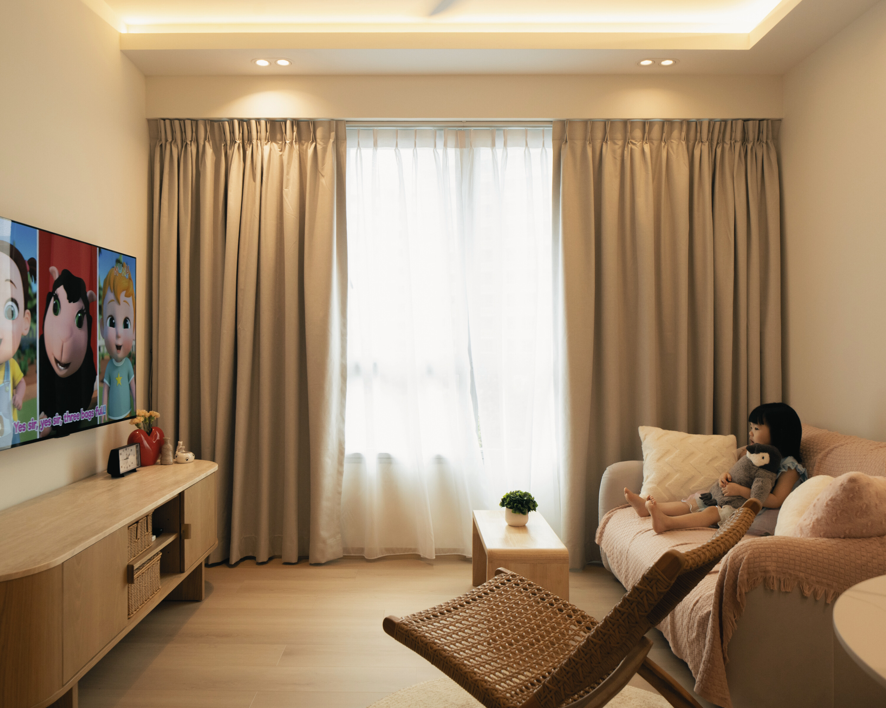 Resale HDB 3-Room Transformation at Upper Serangoon Crescent.