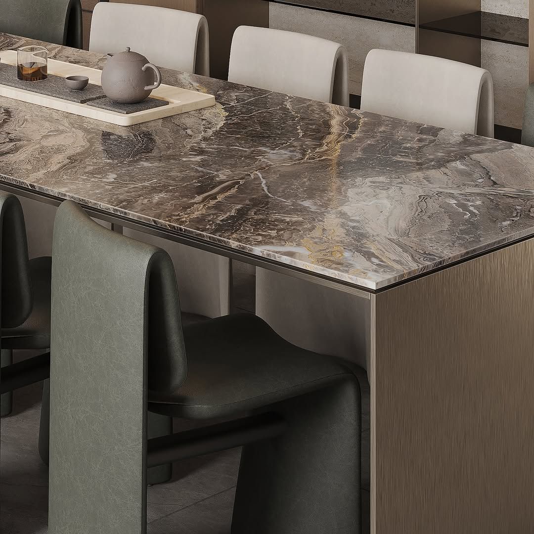 Stylish & modern dining room.