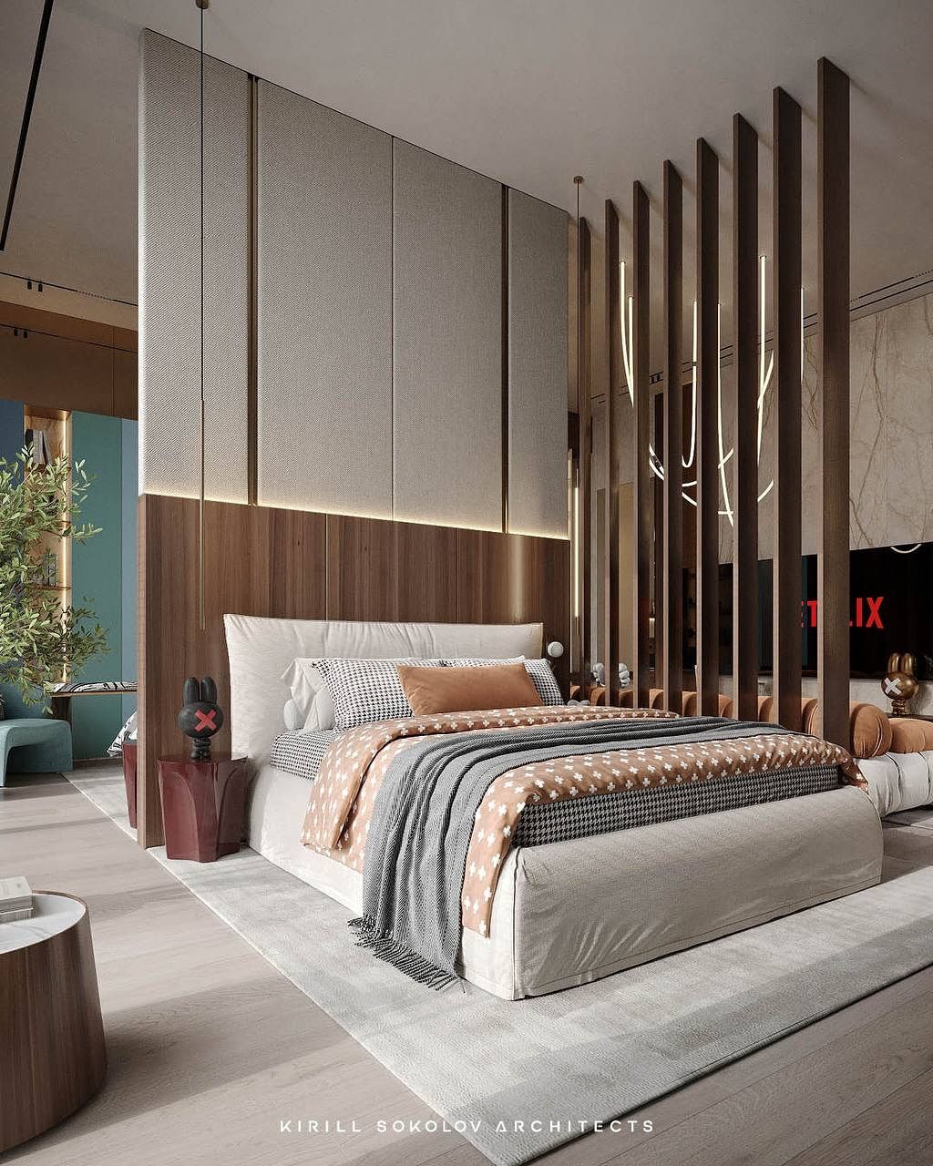 Stylish & cozy bedroom