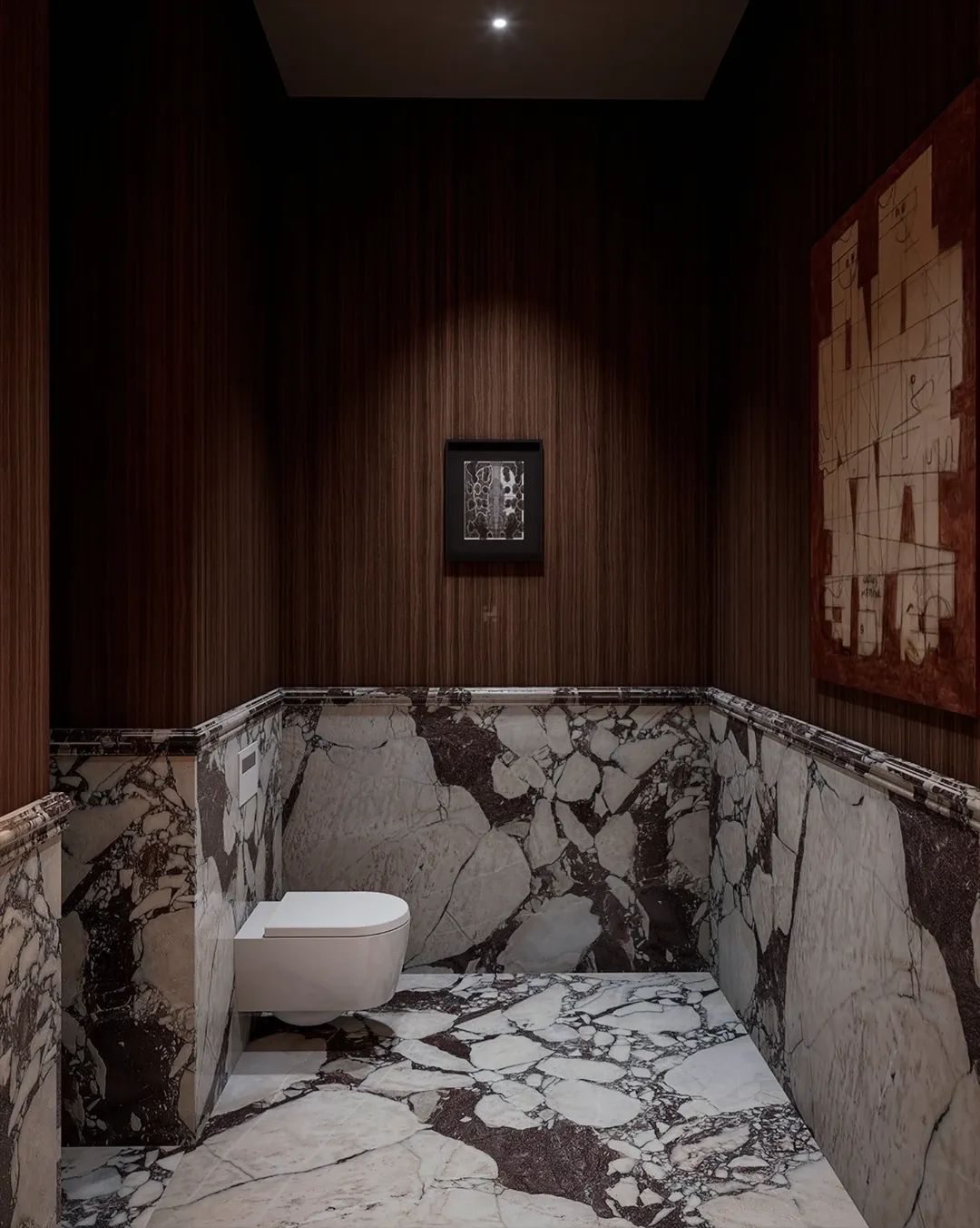 Luxe bathroom interior!