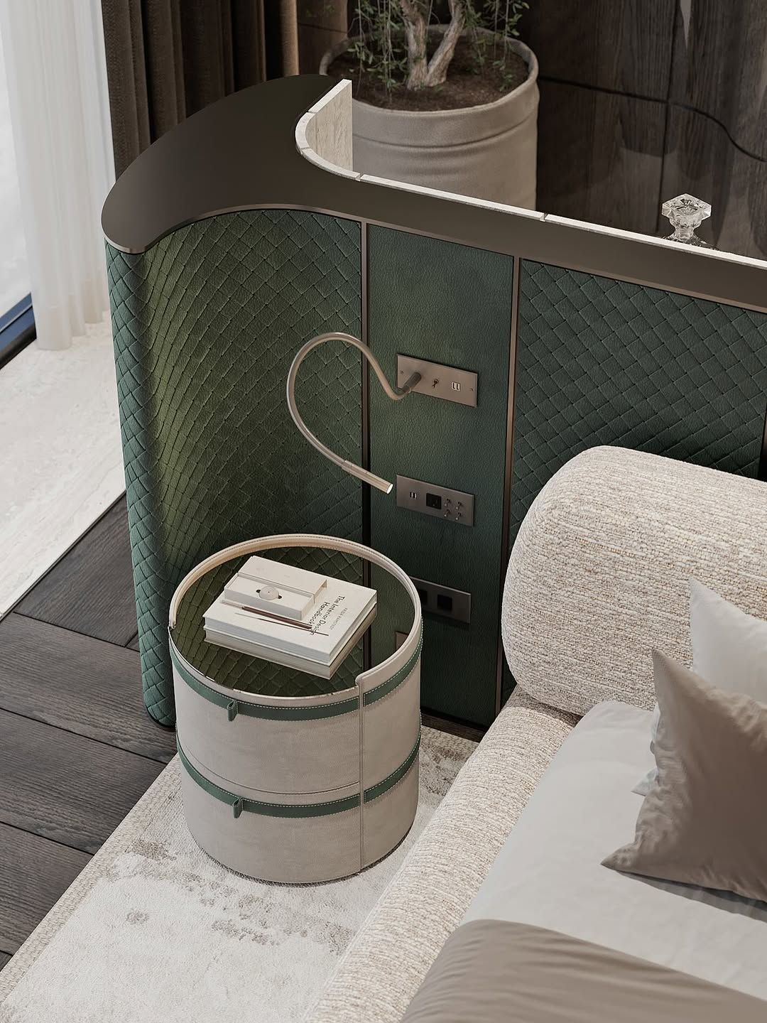 Luxe bedroom design!