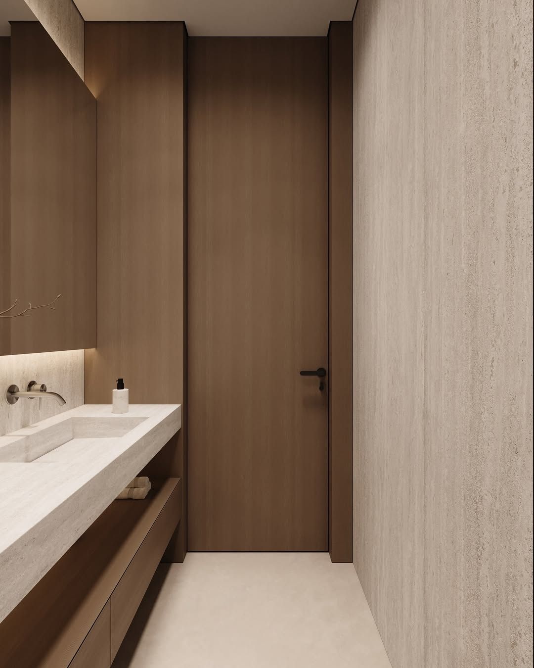 Cozy & modern bathroom design