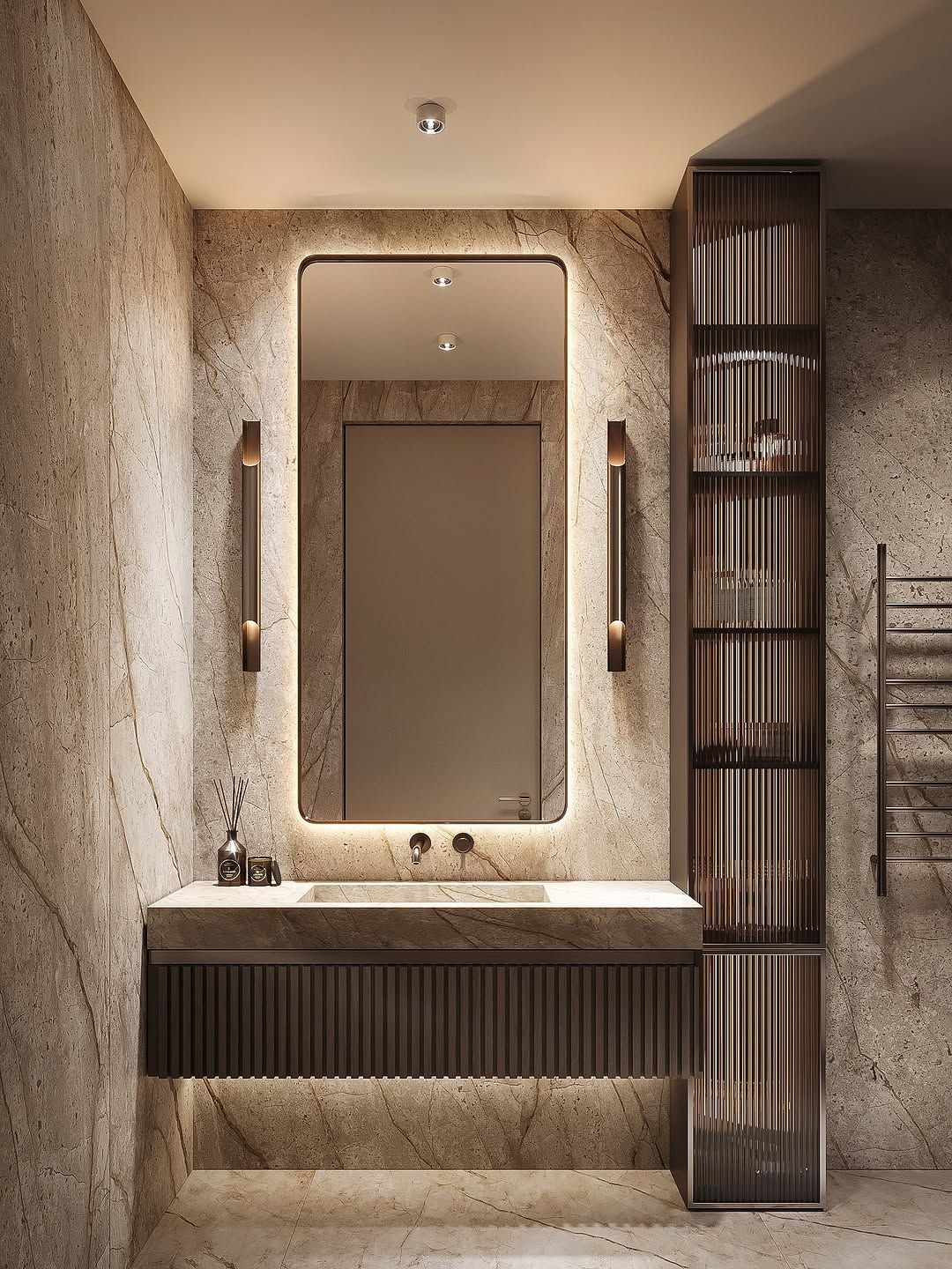 Modern luxury bathroom