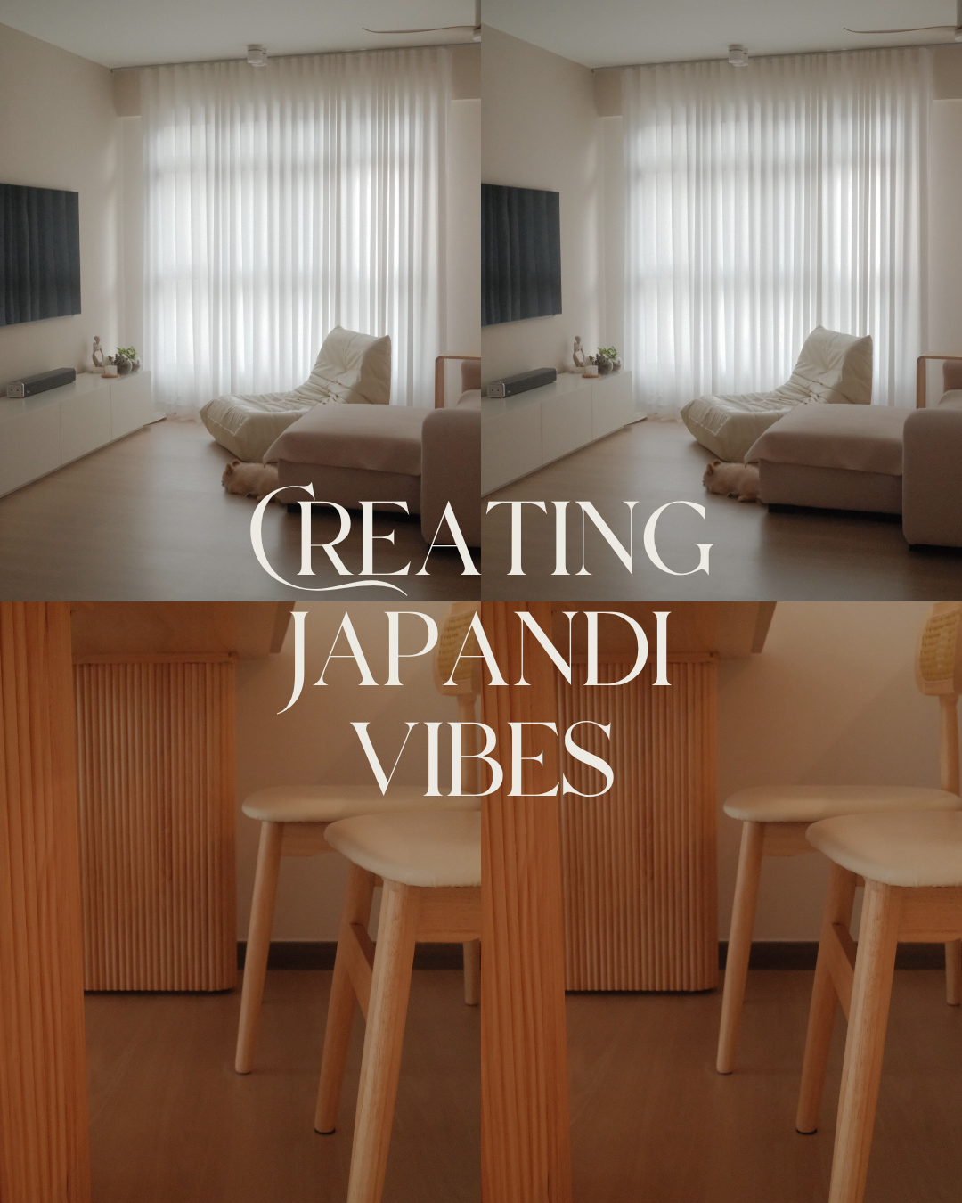 Creating Japandi vibes at home