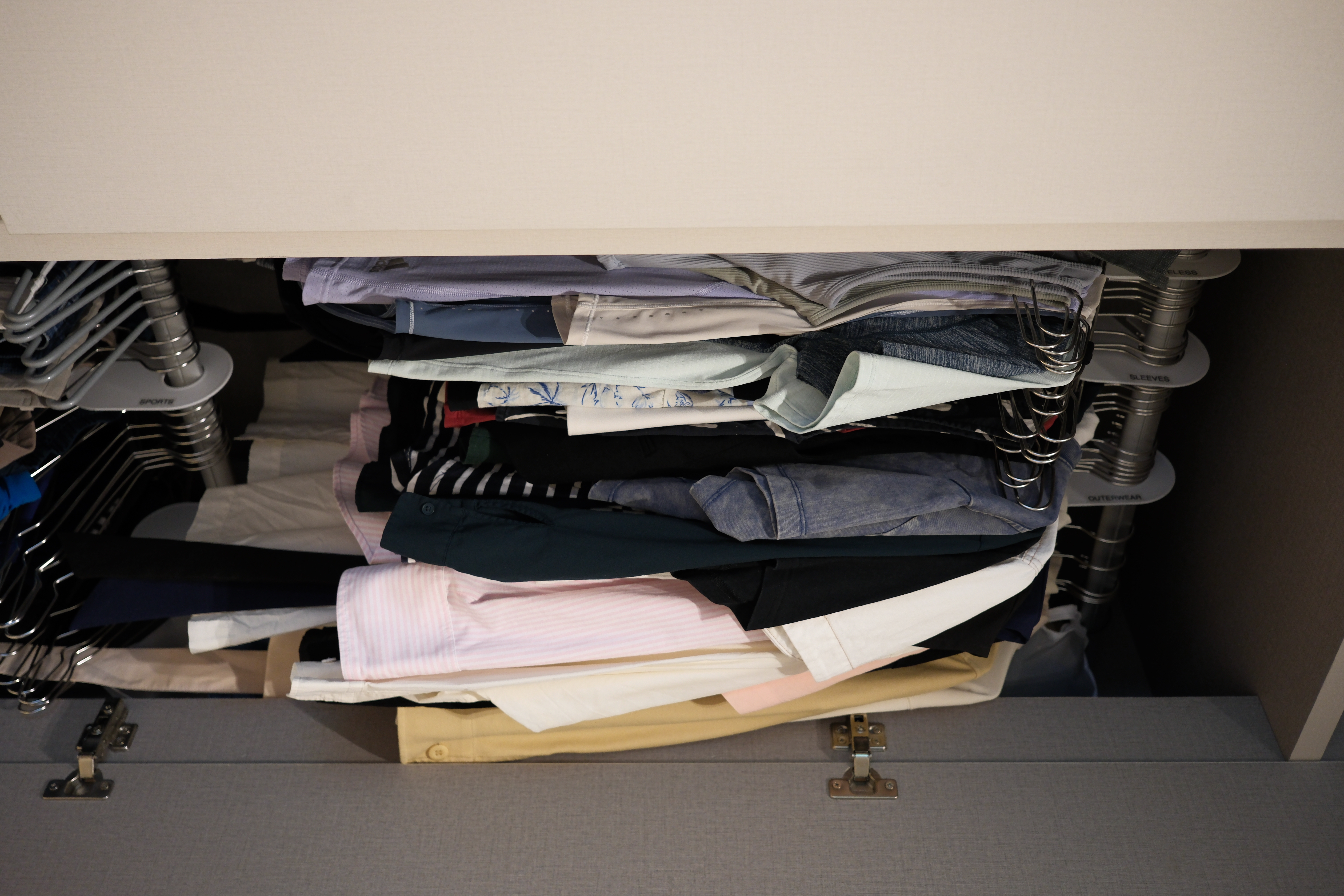 Hate folding laundry like us? Hang everything!