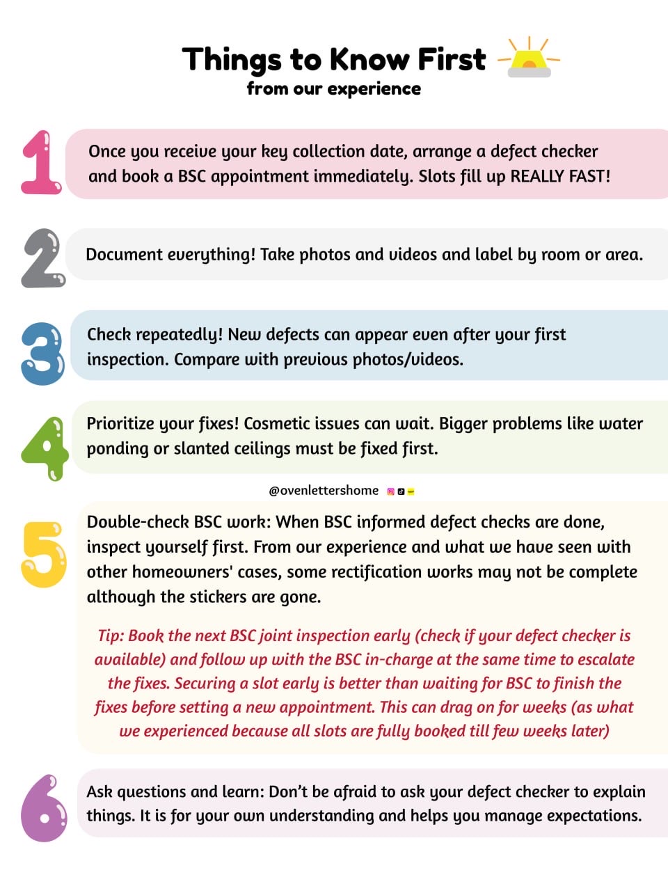 BTO Home Defect Checklist - What to Look Out For 📌🔍