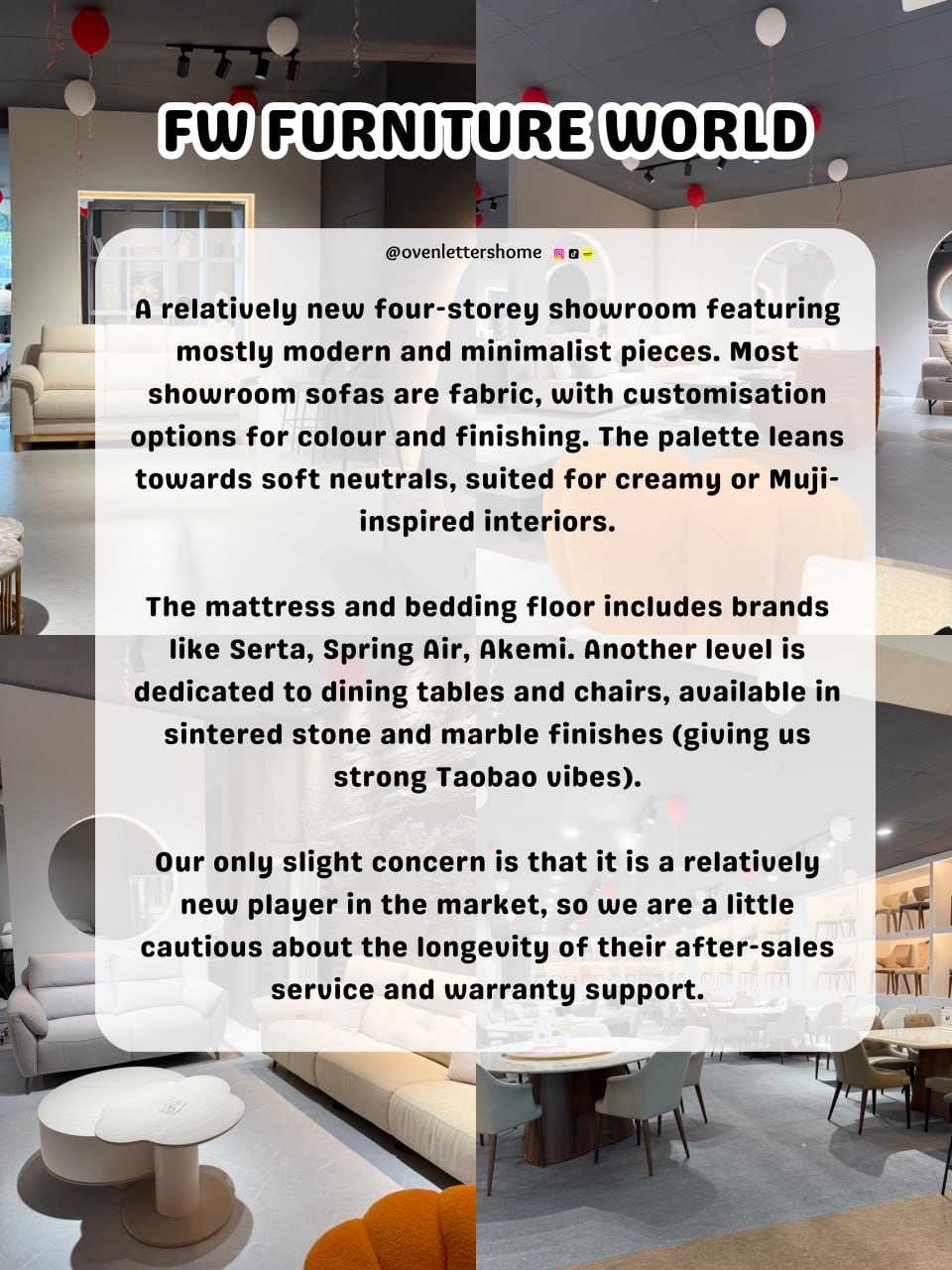 JB Furniture Hunting - 13 Furniture / Bedding Stores + PRICE GUIDE