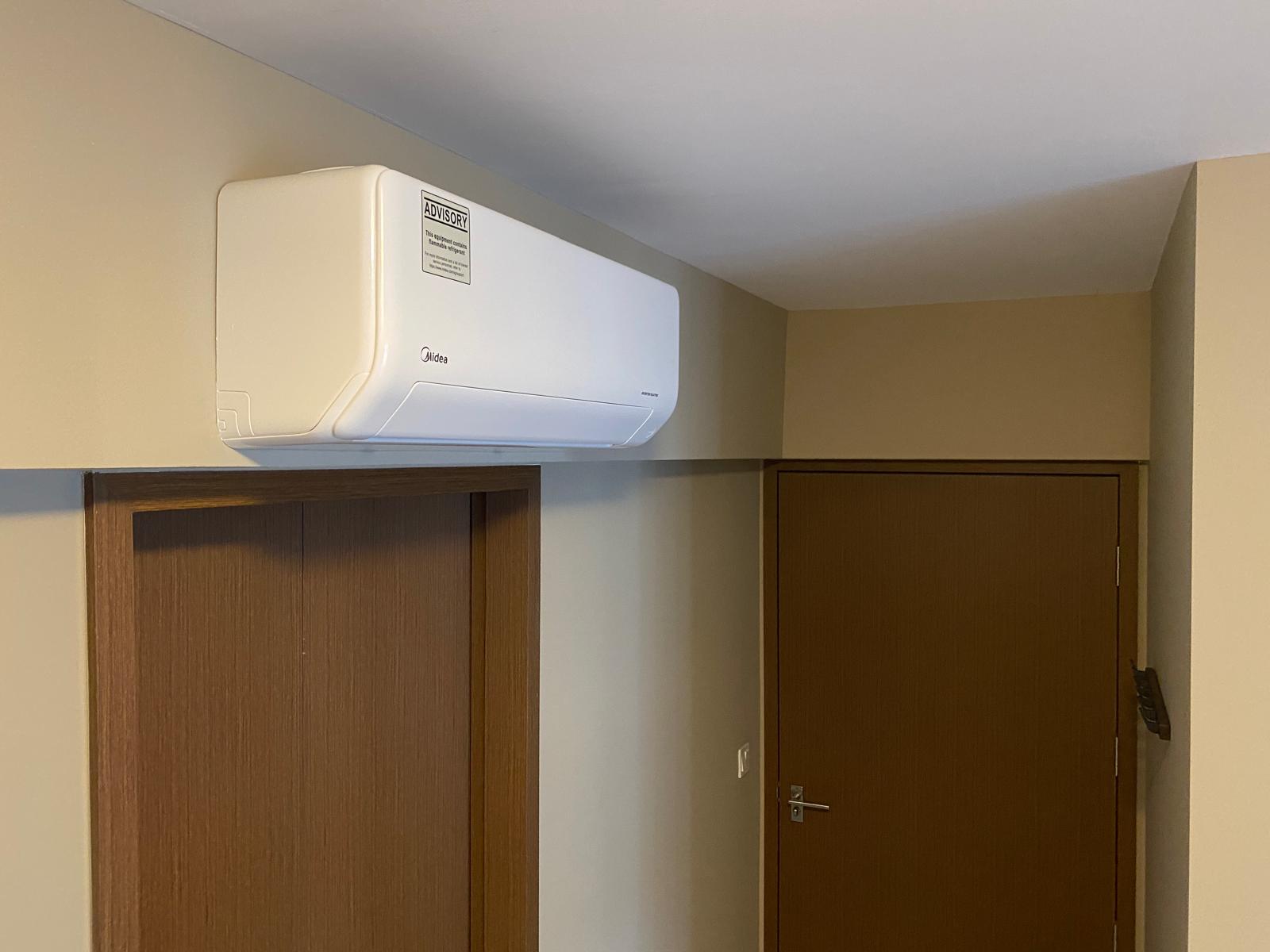 Aircon open trunking or box up?