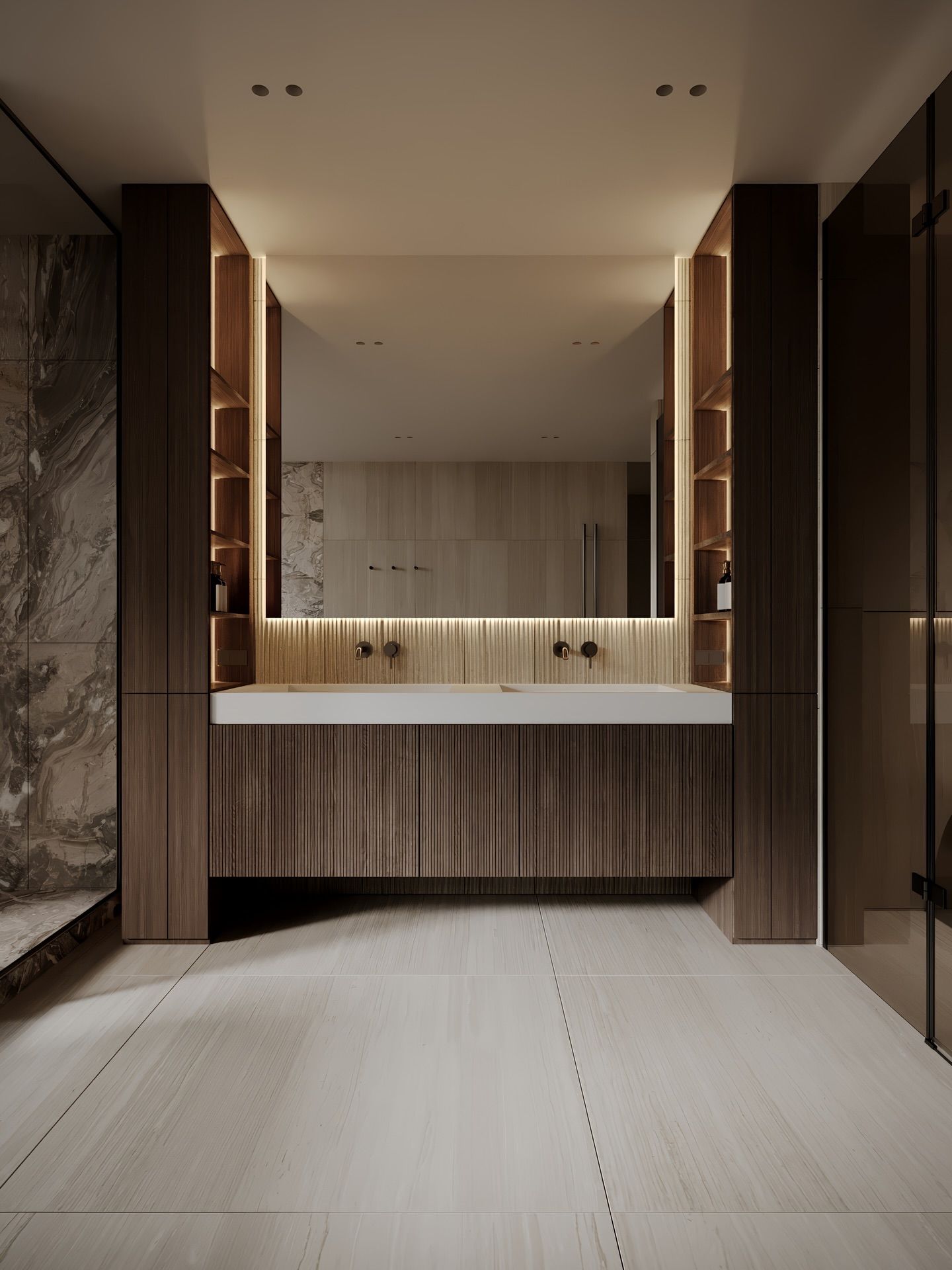 Luxurious bathroom and walk in wardrobe!