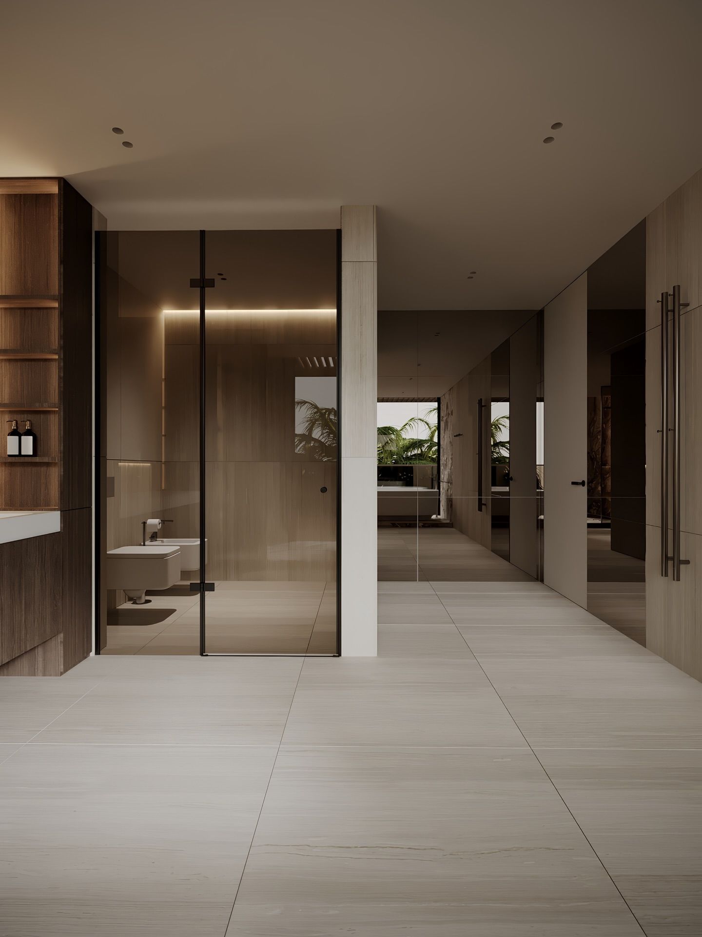 Luxurious bathroom and walk in wardrobe!