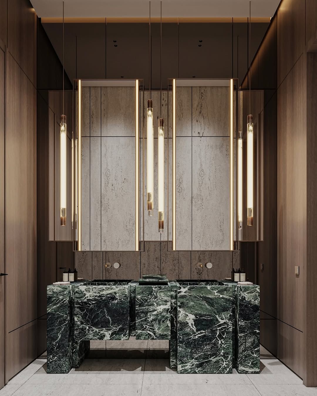 Luxurious bathroom design