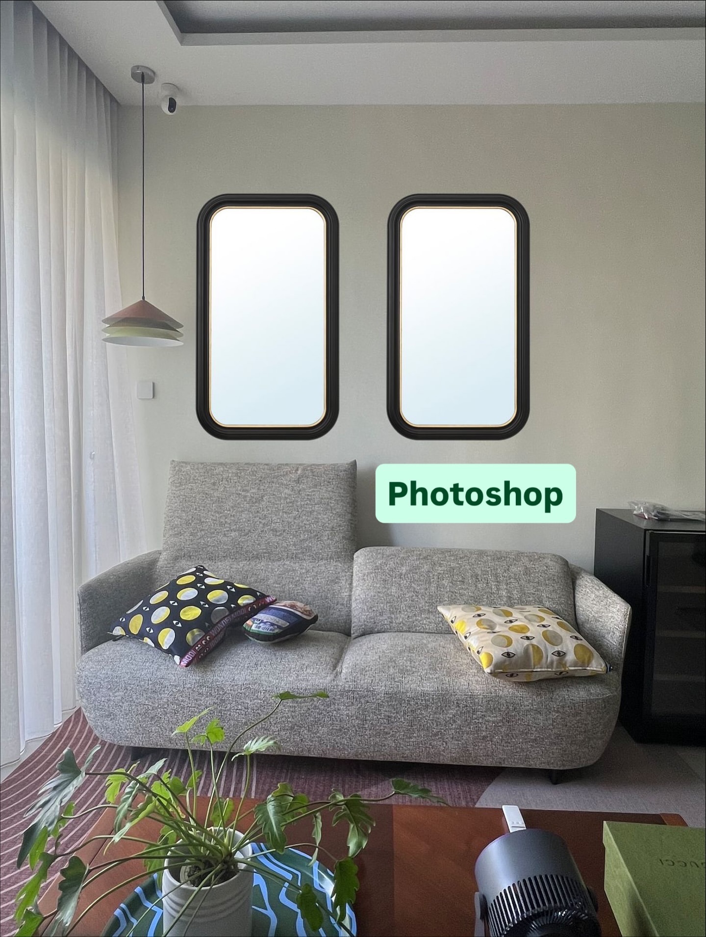 Using apps to render decor