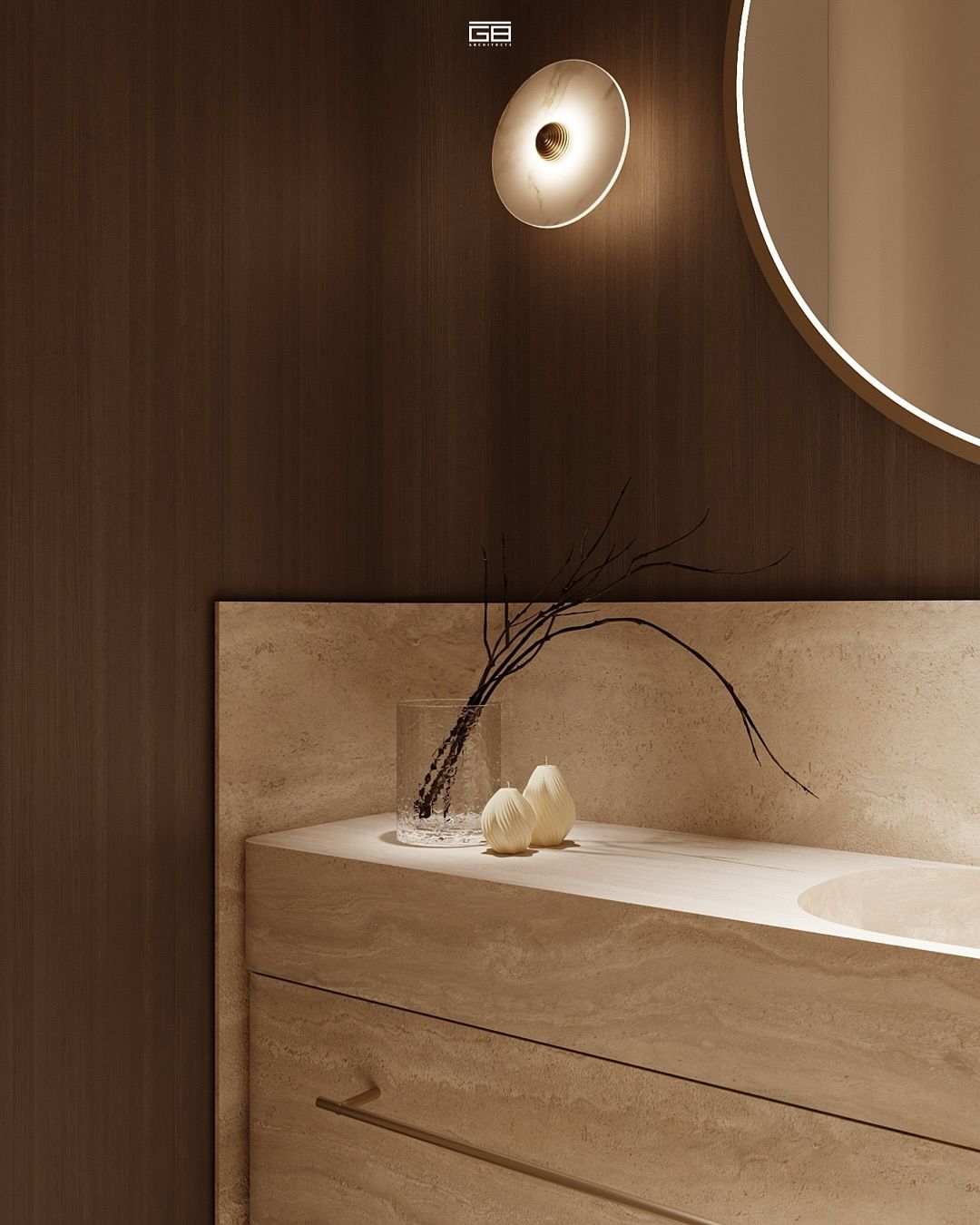 Stylish, sophisticated bathroom